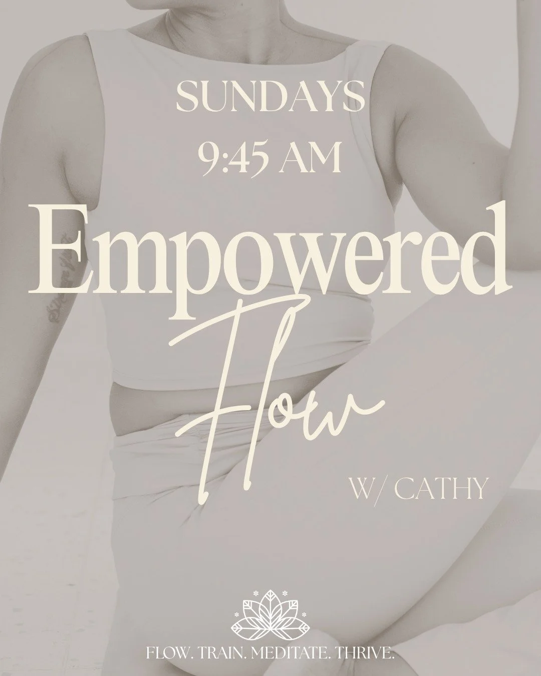 New Sunday Lineup Starts This Week! 

We&rsquo;re rolling into November with a brand-new Sunday schedule &mdash; starting this Sunday, November 2nd!

8:00 AM &ndash; Flow w/ Nikki
Your favorite early-morning class stays right where it is! It's the pe