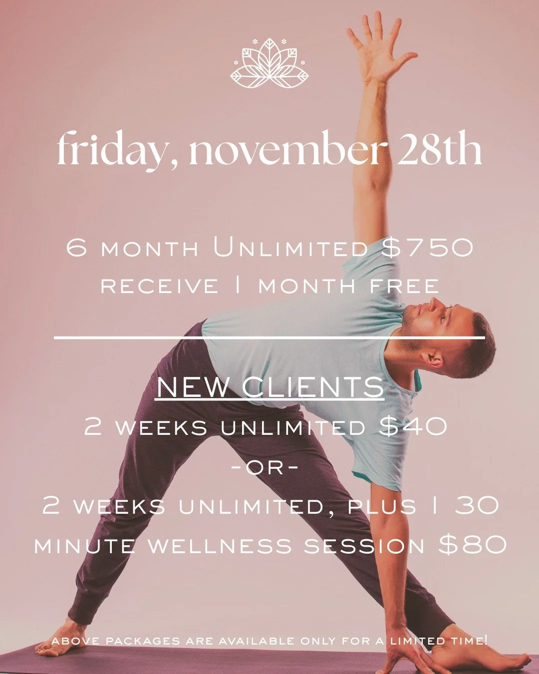 Day 3 of our Thanksgiving Sale is LIVE!

Today&rsquo;s deal is all about giving you more time, more movement, and more space to breathe.

✨ 6 Months Unlimited + 1 Month Free | $750

✨ New to Thrive? We&rsquo;ve got you:
&bull; 2 Weeks Unlimited | $40