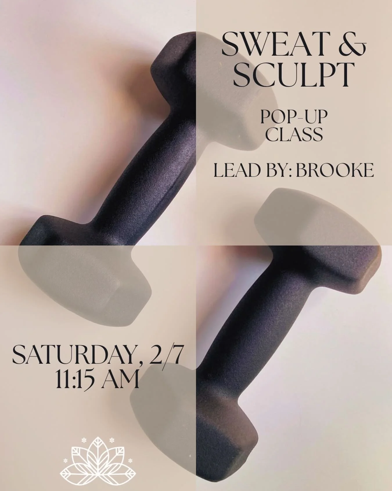 Sweat it out, then slow it down⁣
⁣
Join Brooke&rsquo;s Sweat &amp; Flow pop-up class this Saturday, 2/7 at 11:15am for the perfect mix of strength, movement, and feel-good flow.⁣
⁣
Expect a little burn, a lot of breath, and that ahhh feeling at the e