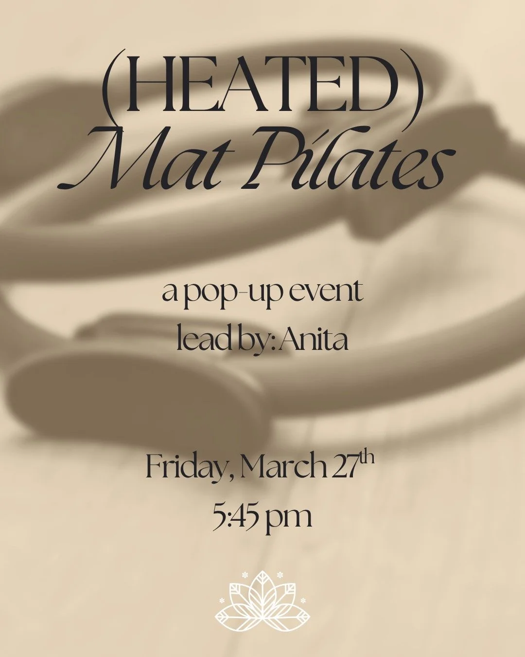 POP-UP ALERT 🔥

Get ready to feel the burn.....in the best way possible.

Heated Mat Pilates with Anita is happening next Friday, March 27th and trust us&hellip; you&rsquo;re going to want a spot in this room.

In just 45 minutes, you&rsquo;ll move 