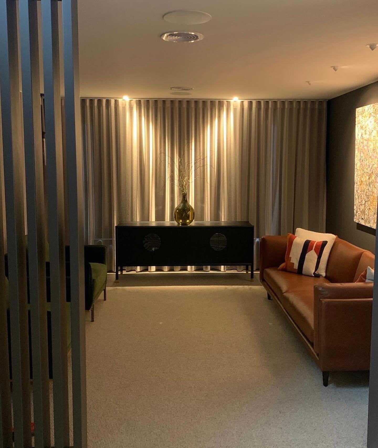 Accent Lighting adds plenty of drama while creating visual interest throughout our Stone House Project, this directional lighting highlights and draws the eye to many areas and objects in the home.
And the quality of the materials used for this home 