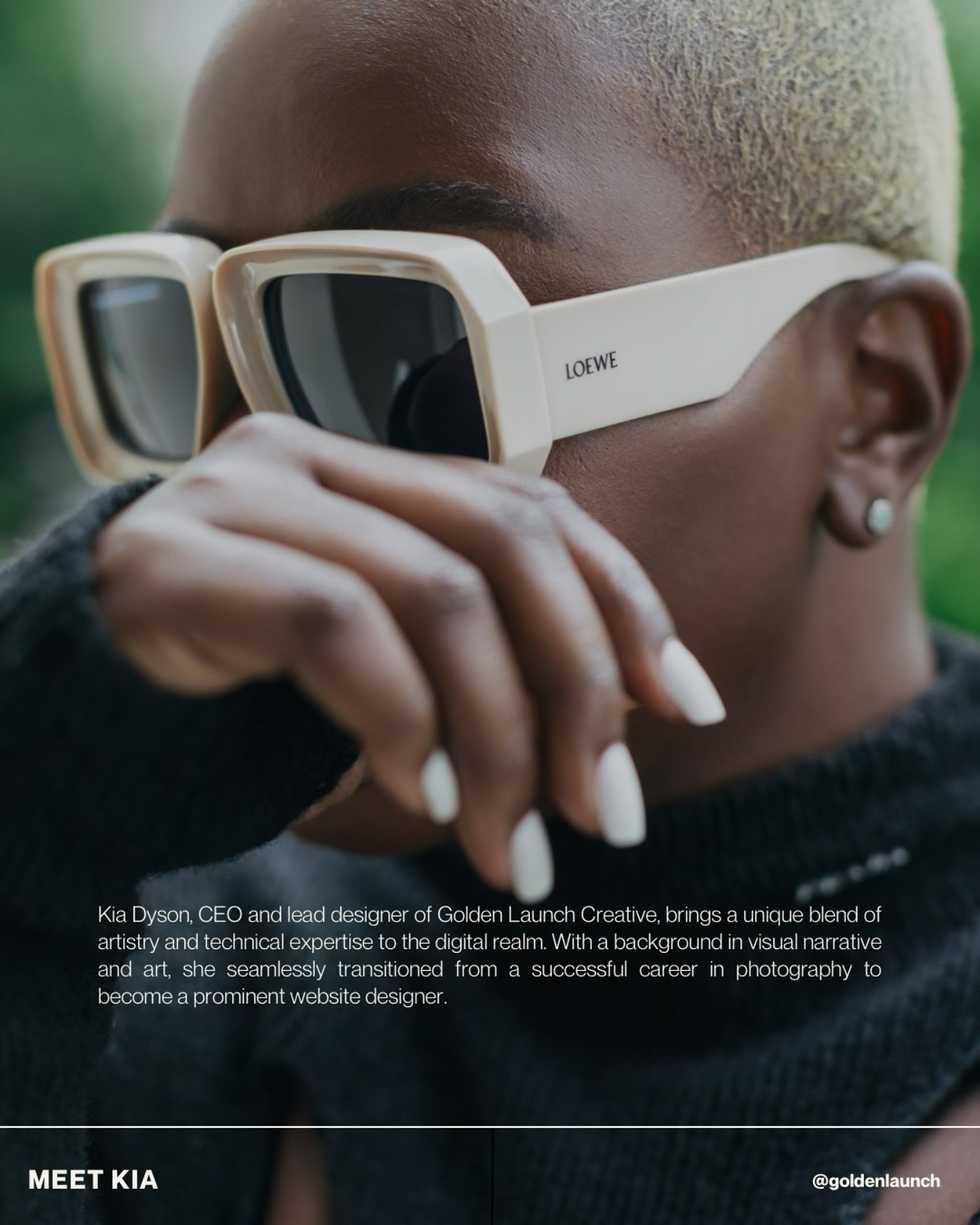 Hey, I&rsquo;m Kia&hellip;welcome!

If you&rsquo;re new here, I&rsquo;m the founder of Golden Launch Creative, a design studio that creates high-end Squarespace and Shopify websites for creatives, entrepreneurs, authors, and culture-shaping brands.

