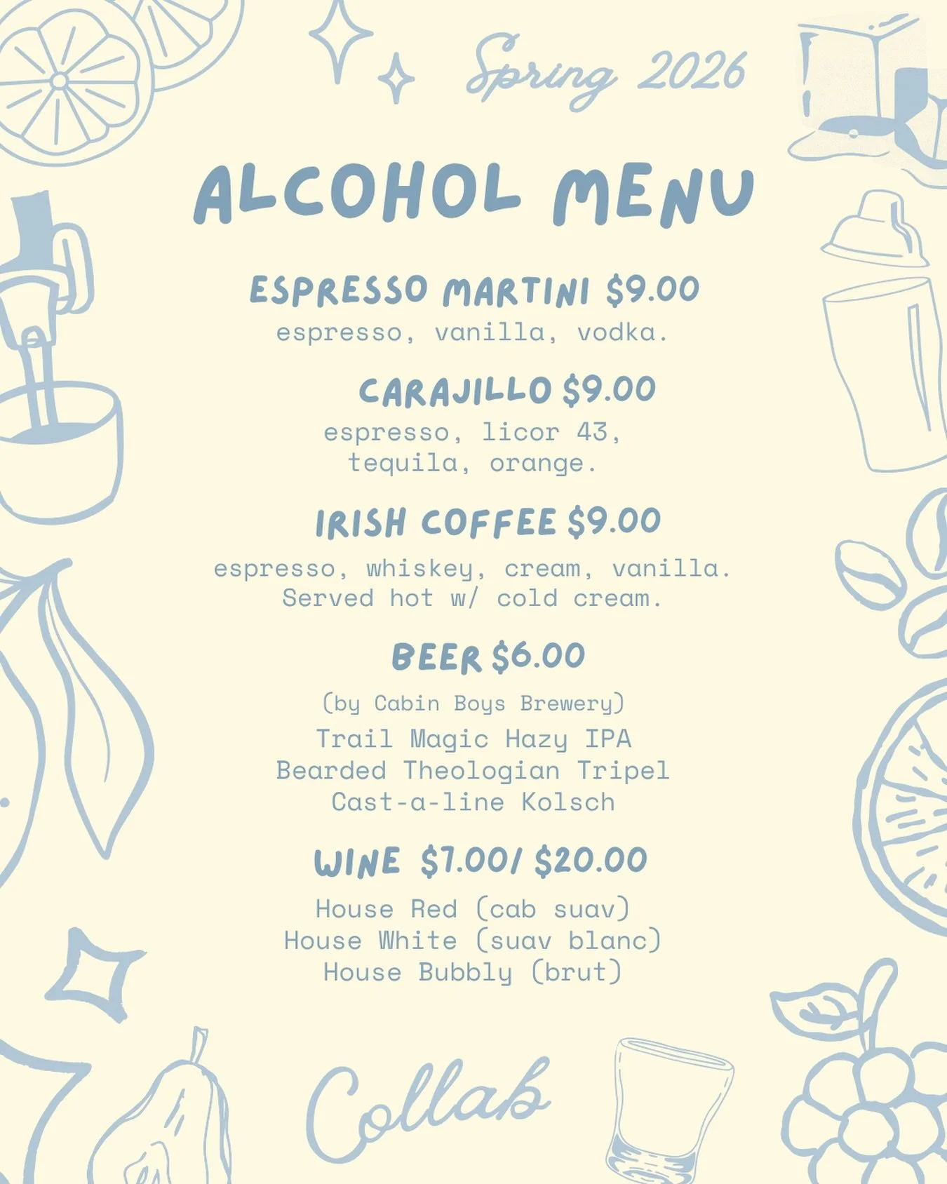 Coffee shop by day&hellip; something a little different by night!
Our alcohol menu is simple, fun, and made for chill evenings 🍸

Come try something new!

#coffeecocktails #tulsacoffee #collabcoffee