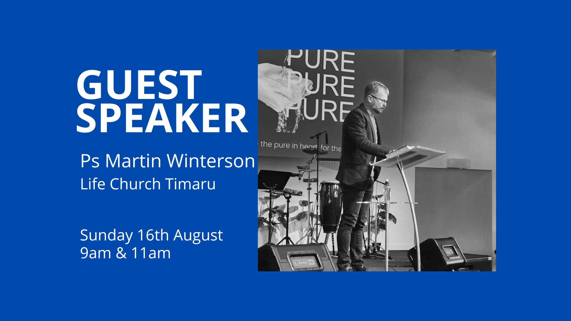 Guest Speaker Martin Winterson