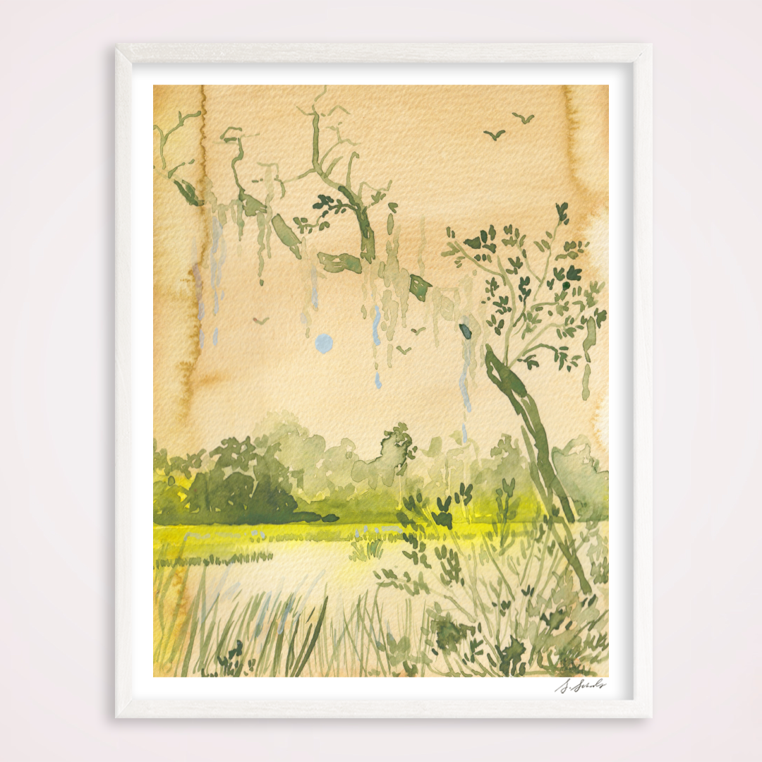 "Blue Moon " Print