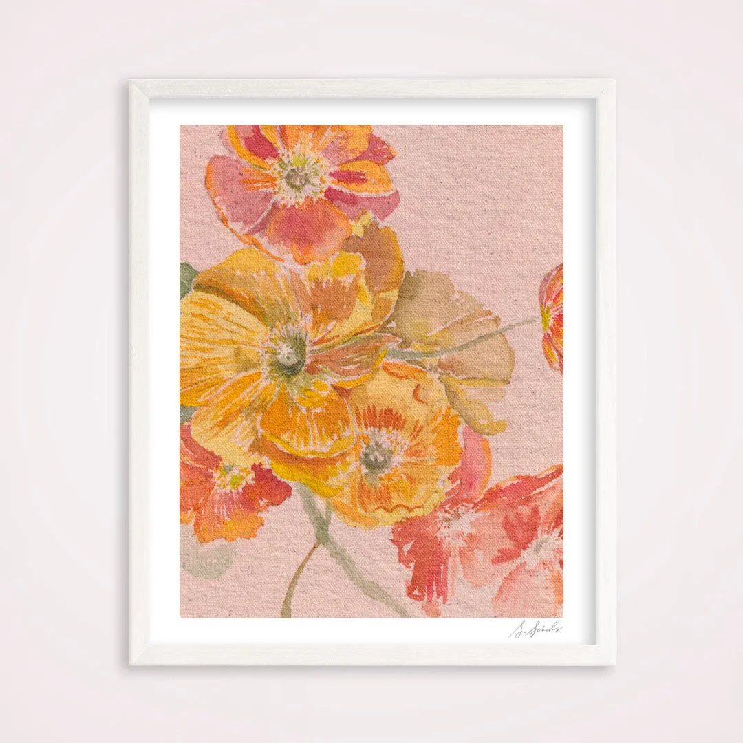 "Icelandic Poppies" Print