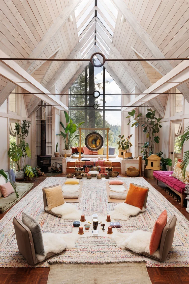 An Unplug Retreat in the Old-Growth Redwoods North of San Francisco: Gentle Yoga, Silence, and Firelight