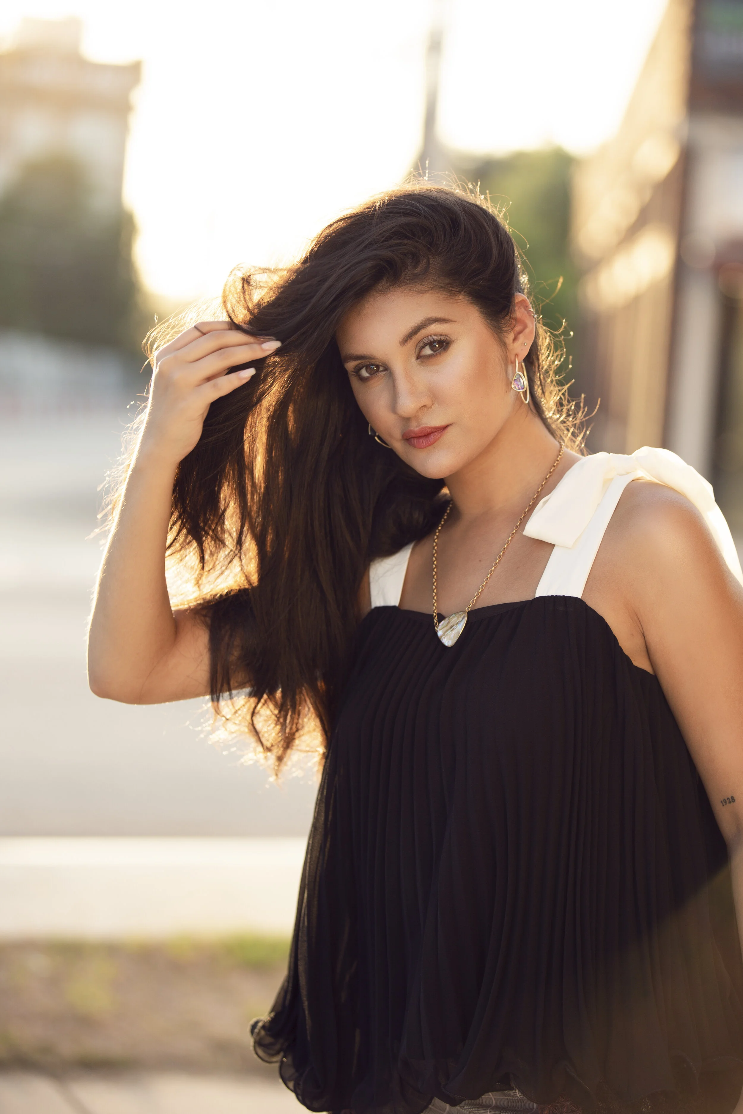 Singer Rudi styled for editorial by Haili Pue 