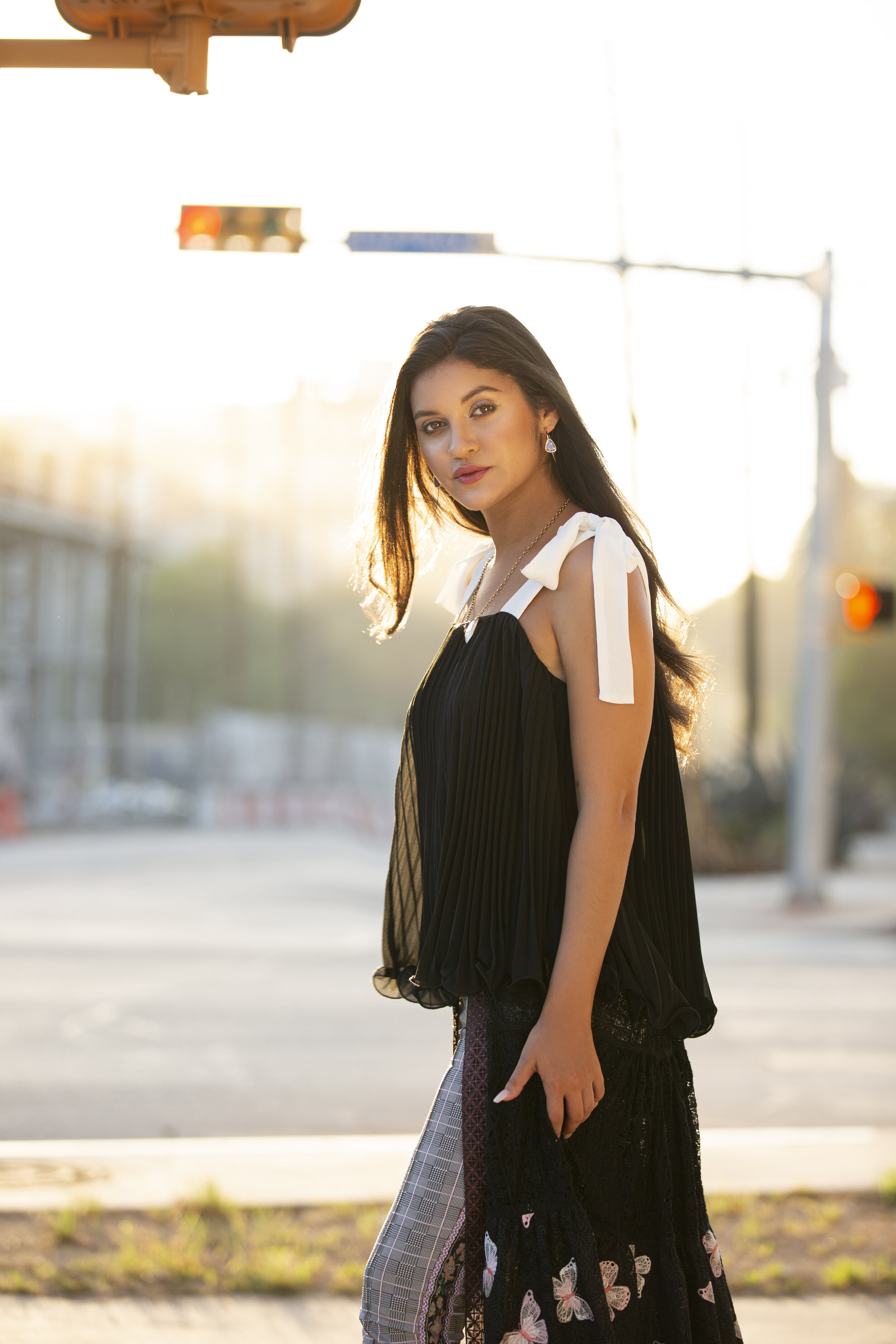 Singer Rudi styled for editorial by Haili Pue 