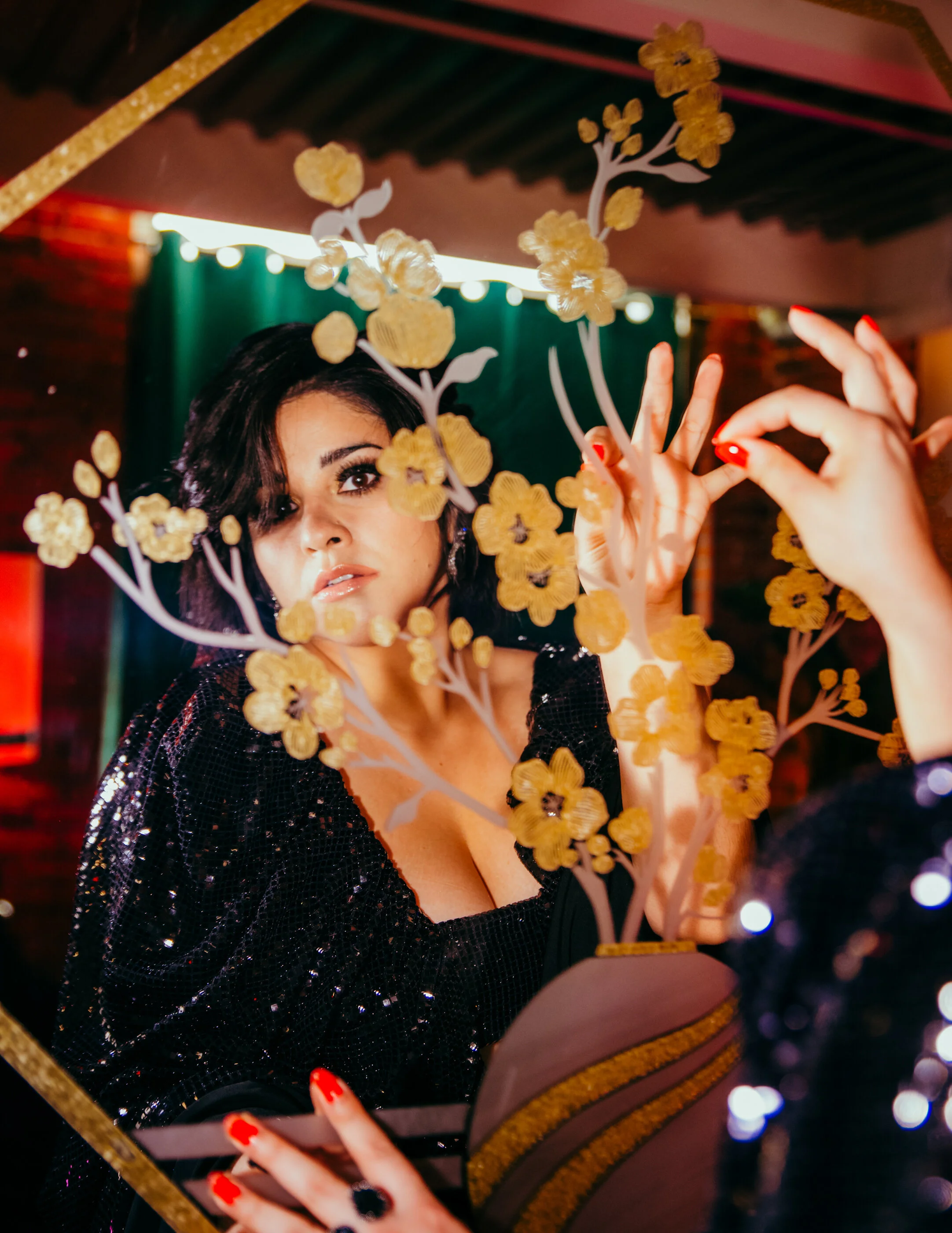 Noemi Gonzalez, starring as Suzette Quintanilla in the Netflix Series Selena styled for editorial in issue 10 of Rival Magazine, styled by Haili Pue 