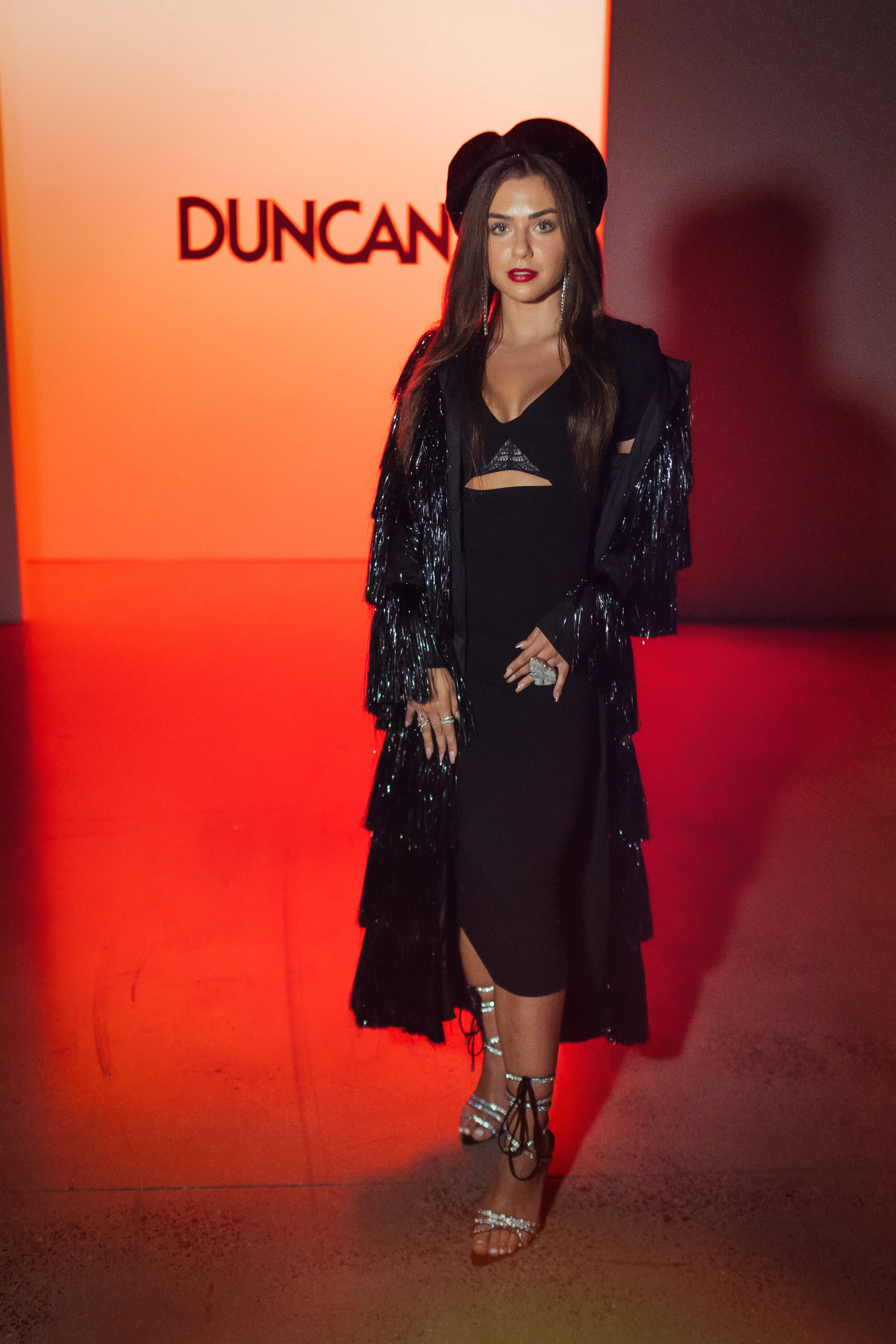 Victoria Konefal attends the Duncan Runway at NYFW styled by Haili Pue. Photo Credit Charles Wills. 