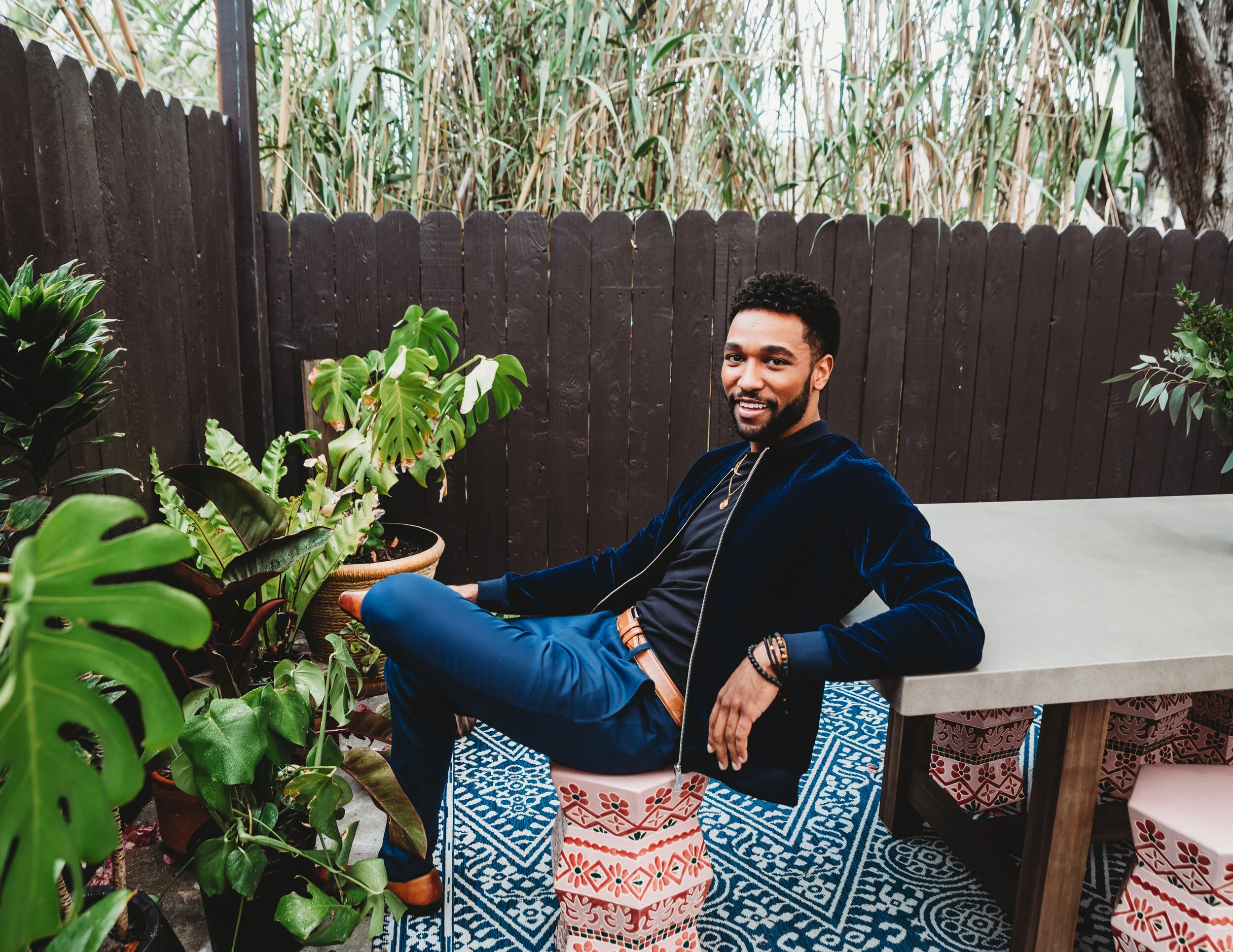 Anthony Hill, Dr. Winston Ndugu from Grey's Anatomy styled for issue 10 of Rival Magazine, styled by Haili Pue