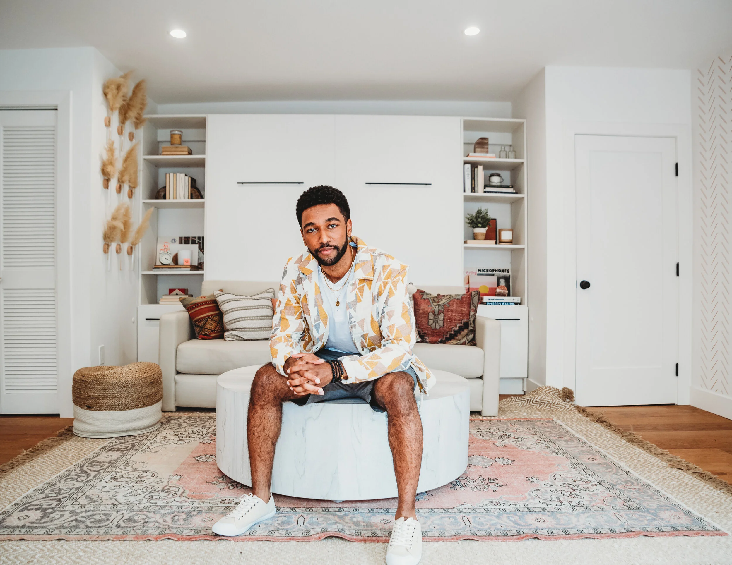 Anthony Hill, Dr. Winston Ndugu from Grey's Anatomy styled for issue 10 of Rival Magazine, styled by Haili Pue