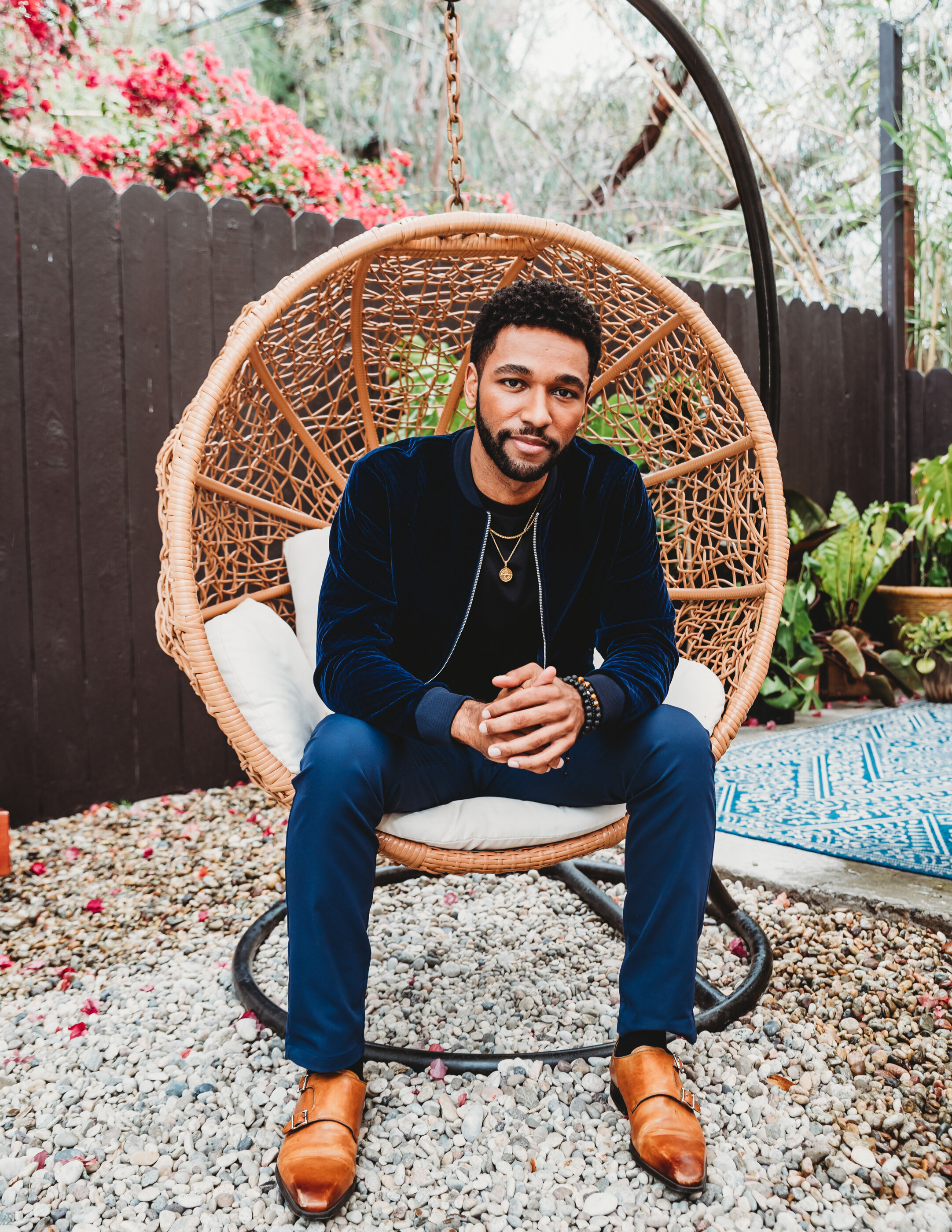 Anthony Hill, Dr. Winston Ndugu from Grey's Anatomy styled for issue 10 of Rival Magazine, styled by Haili Pue