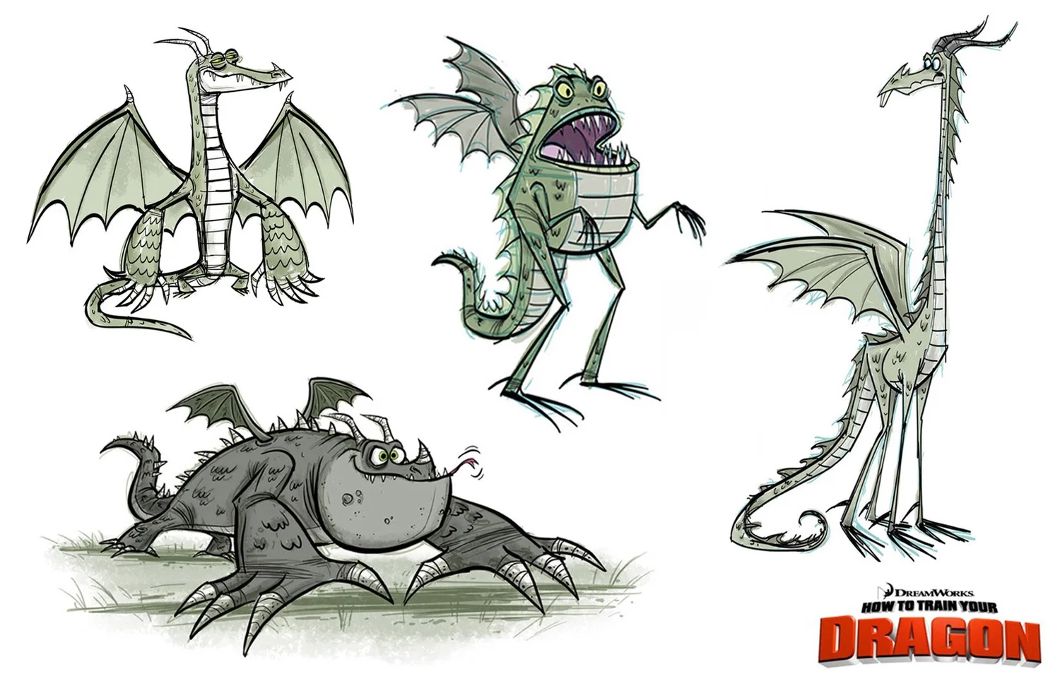 How To Train Your Dragon Concept Art Dragons