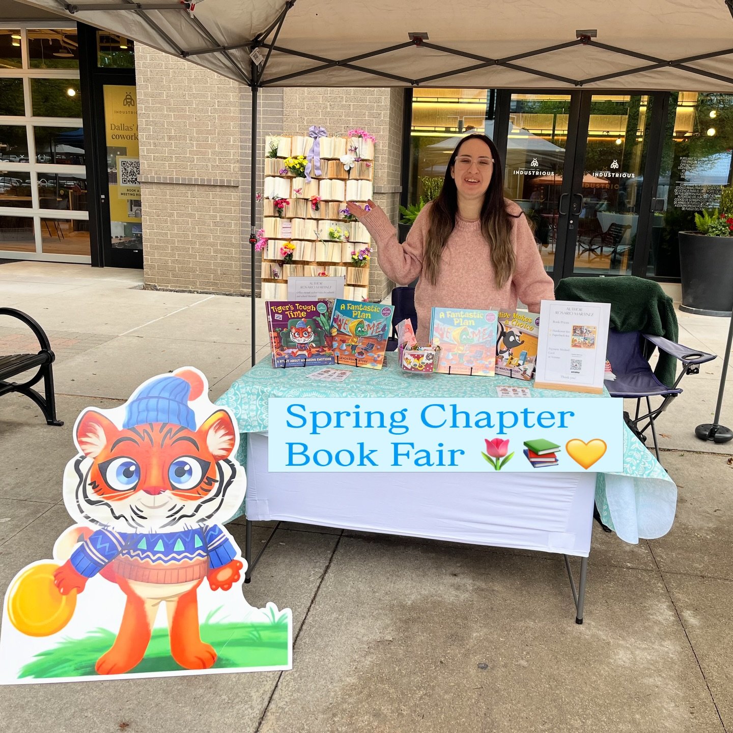 ✨Still feeling so much gratitude after the Spring Chapter Book Fair at the Dallas Farmers Market!! @dallasfarmersmarket 

Thank you to all the readers, and families who stopped by, shared a story, or picked up one of my books you made this experience