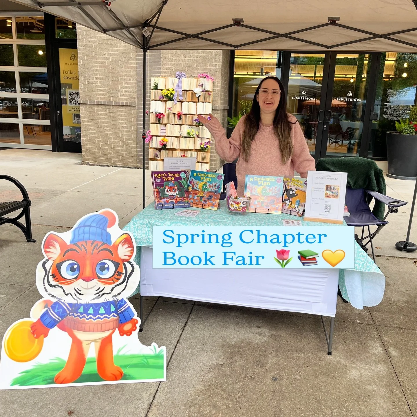 ✨Still feeling so much gratitude after the Spring Chapter Book Fair at the Dallas Farmers Market!! @dallasfarmersmarket 

Thank you to all the readers, and families who stopped by, shared a story, or picked up one of my books you made this experience