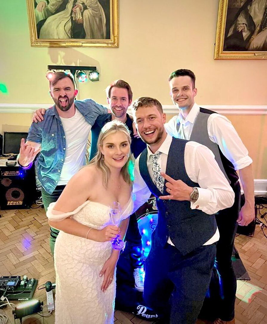 Such a great day and night playing for Sarah &amp; Grahams wedding! Thanks so much again for having us and for the kind words, it was our absolute pleasure to be a part of your big day! 
.
&ldquo;Hey Anthony, I just want to say thank you so much for 