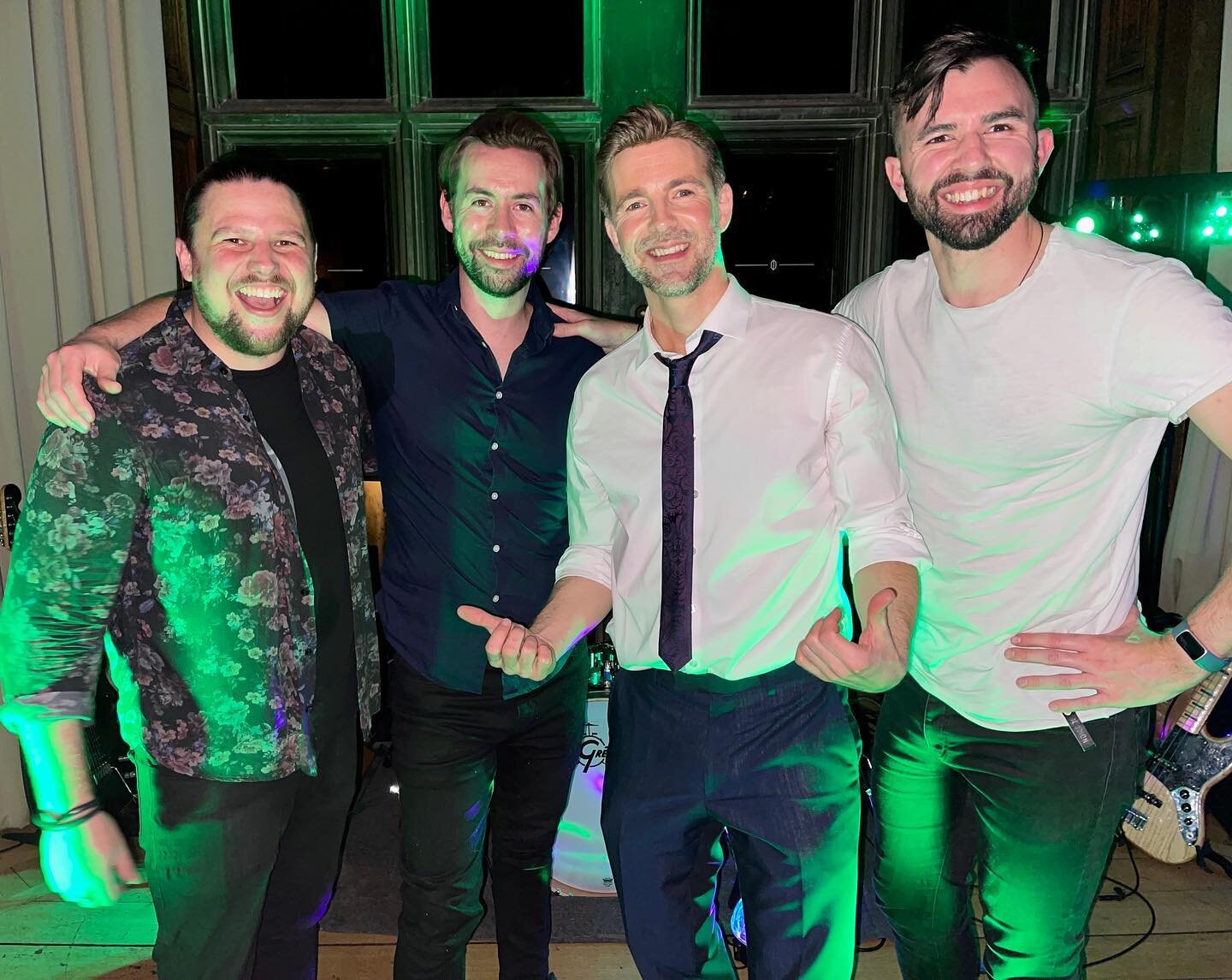 A very special night playing for Lucy and Michael&rsquo;s wedding last night! Thanks so much for having us!

And a big thanks to @markreadofficial from @a1official for joining us on stage. Such a fun night! 

#wedding
#weddingband 
#partyband 
#rocki