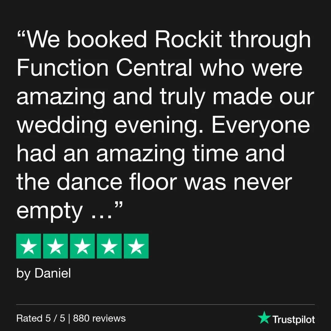 Thanks Daniel! 🤩 

Review via @functioncentral's Trustpilot.

#weddingreviews #weddingband #trustpilotreviews