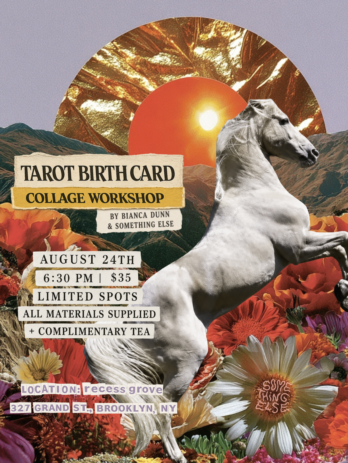 Tarot Birth Card Collage Workshop