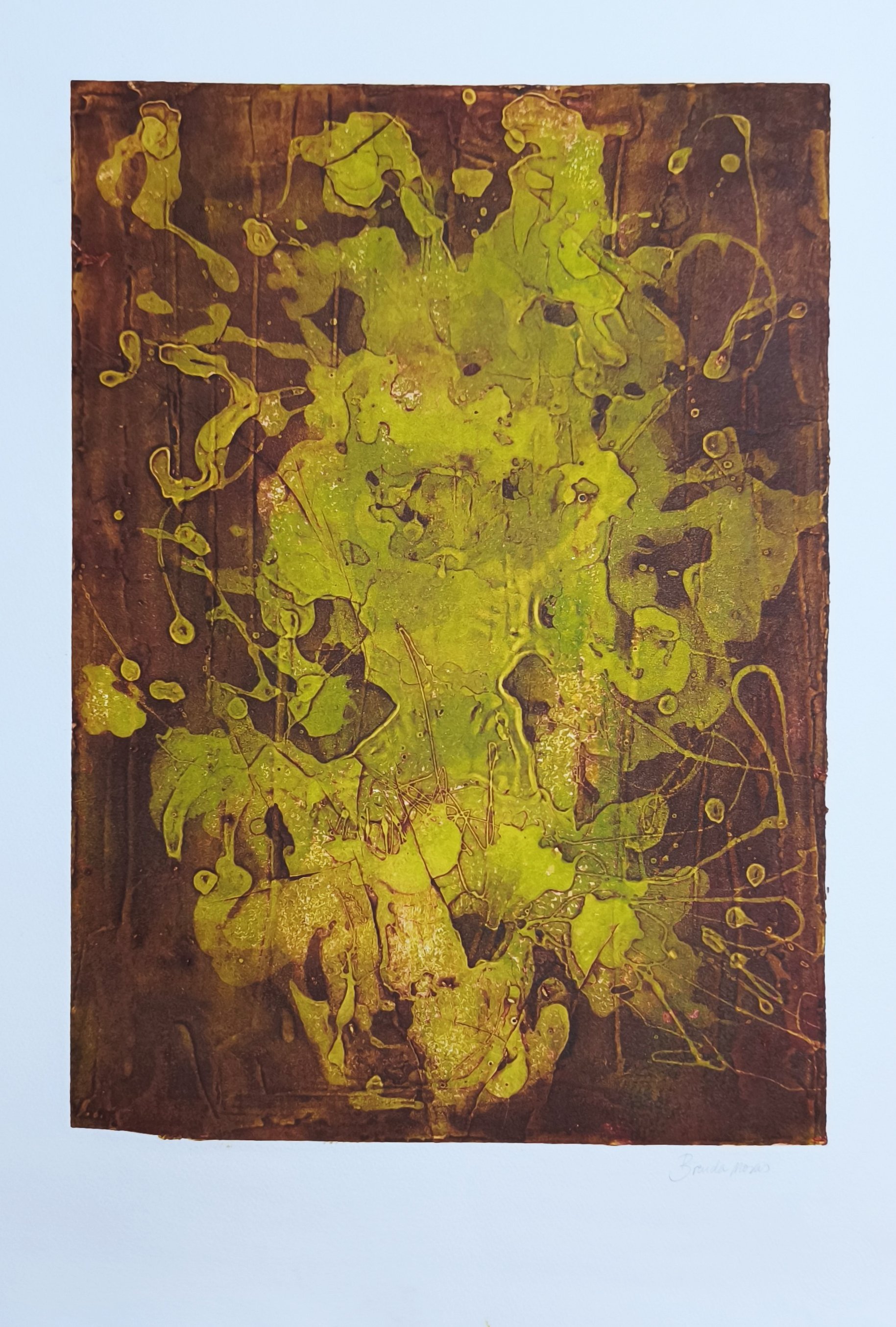 Título: Florero 2
Técnica: Collagraph y Carborundo
Papel SuperAlfa (50x70cm)
Brenda Novas 2024