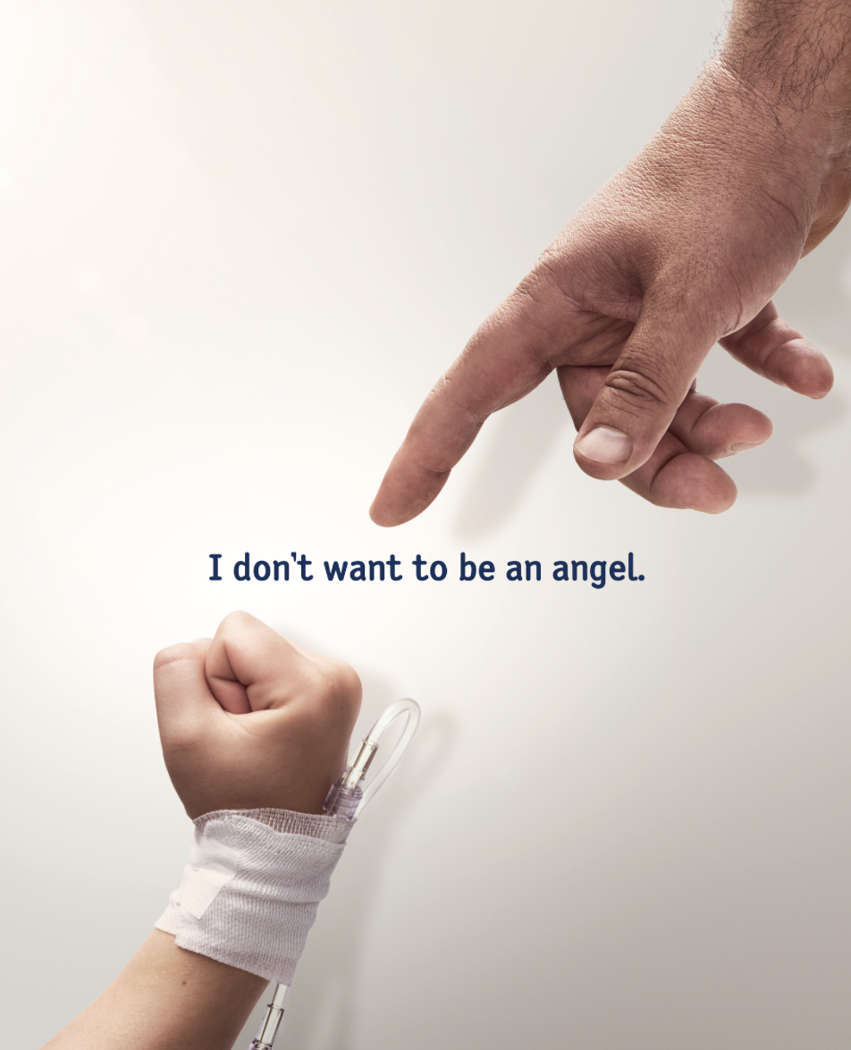 Kid's Cancer Project 'I don't want to be an angel'