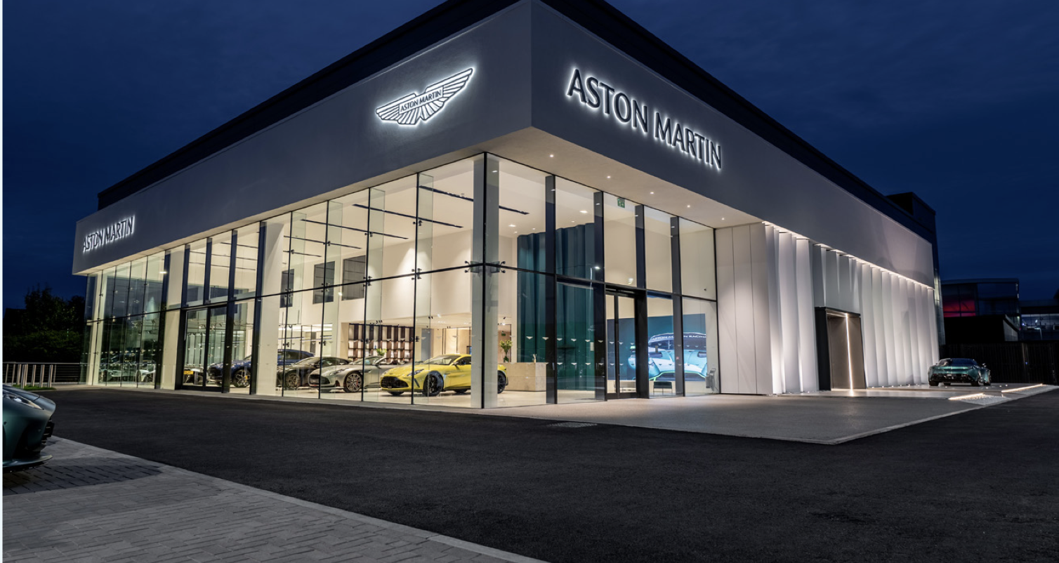 The first flagship Aston Martin at Solihull