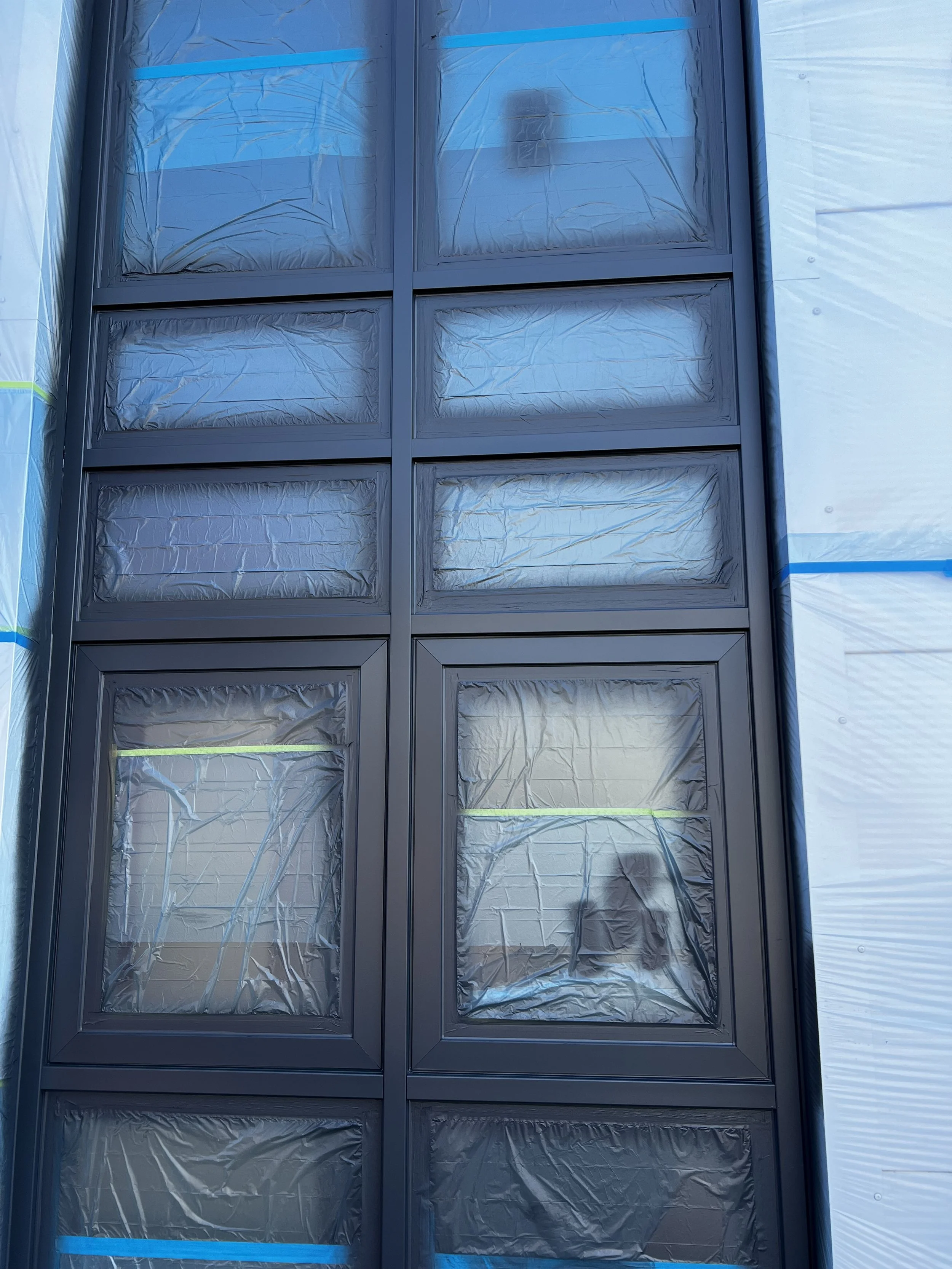 Windows re-sprayed at Volvo Cambridge 