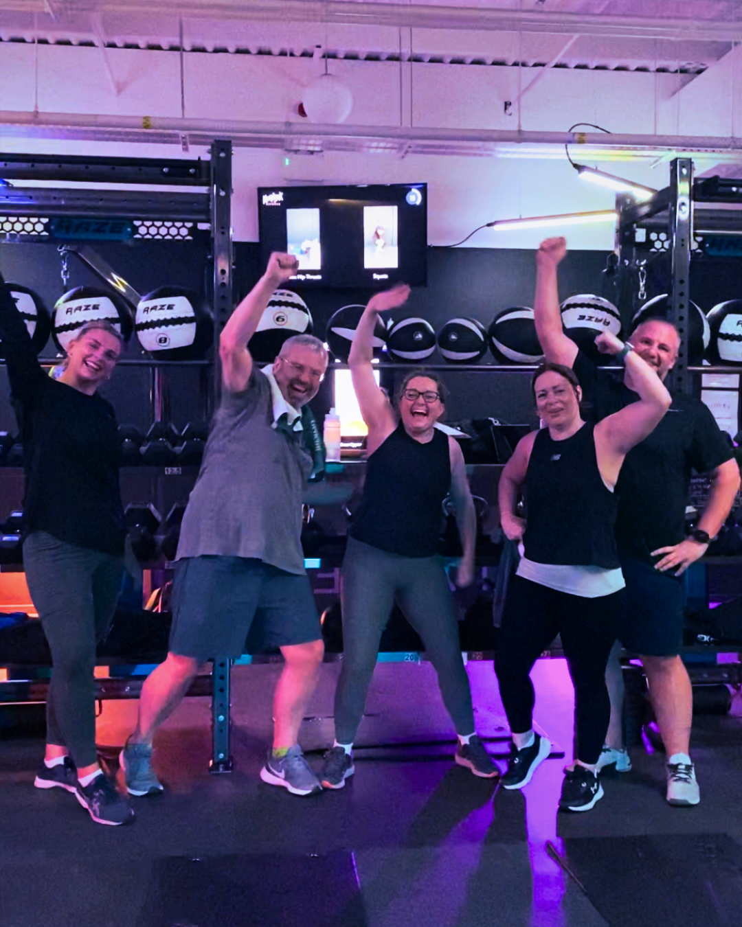 Image: Some of our happy small group PT class members.