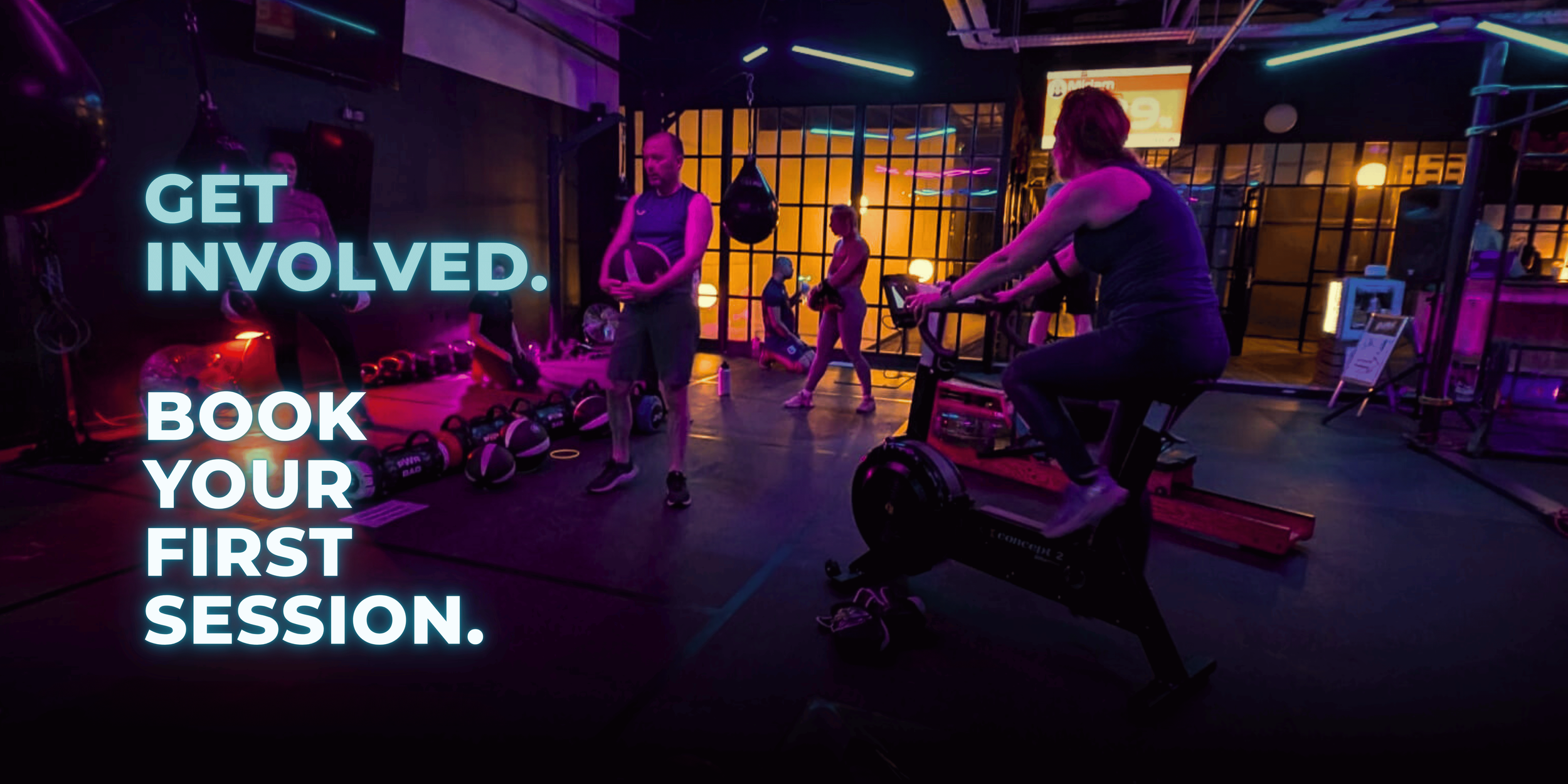 Get involved. Book your first session.