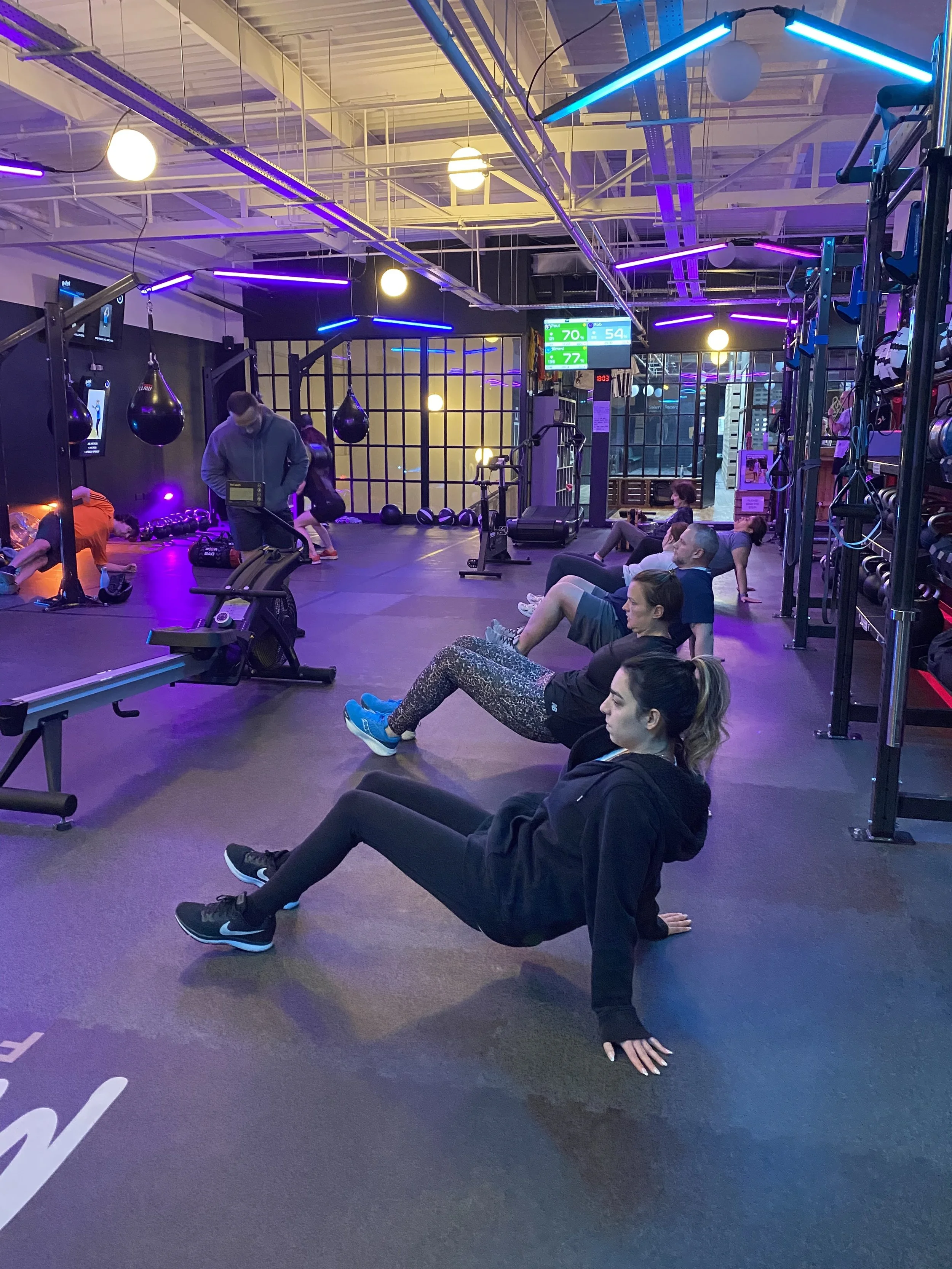 small group training environment with no crowds and supportive coaching