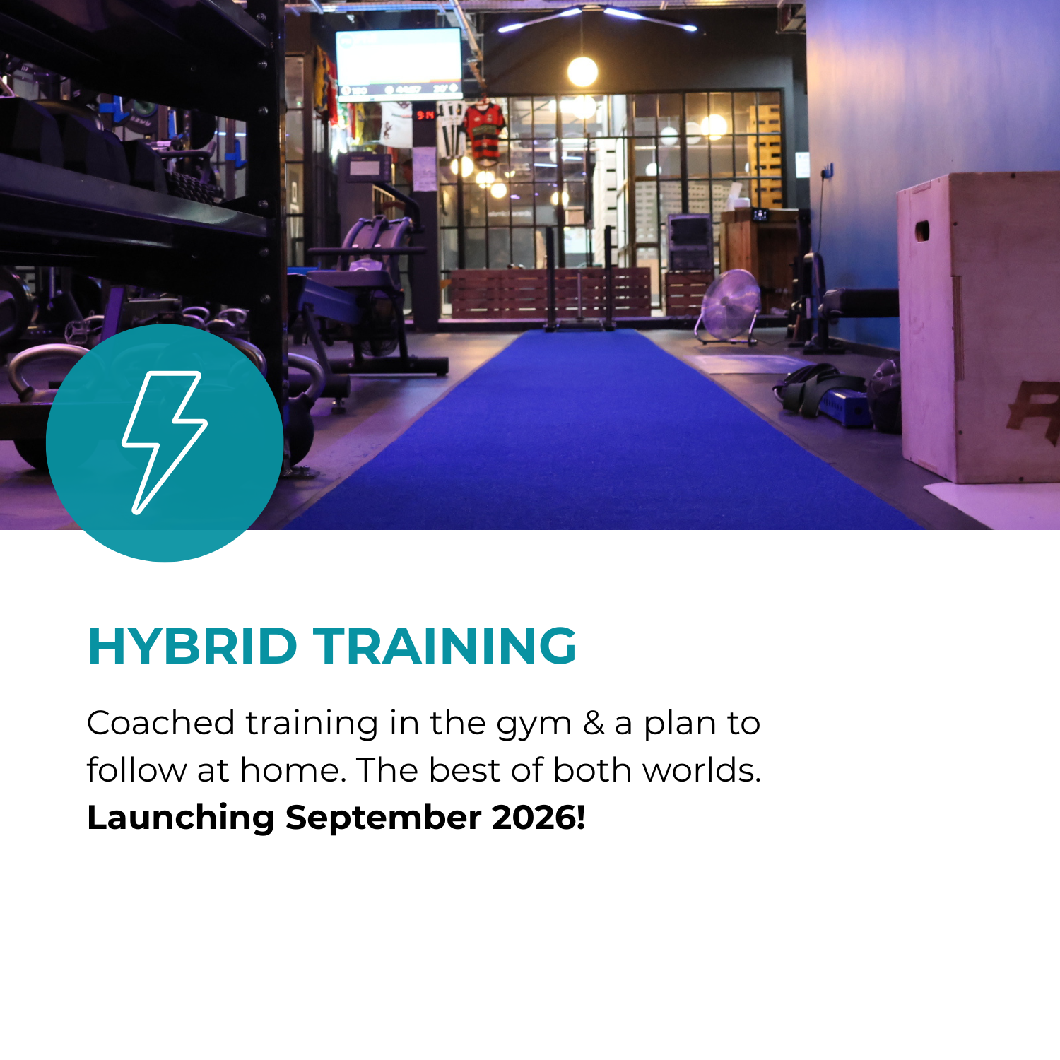 Hybrid Training programme, launching September