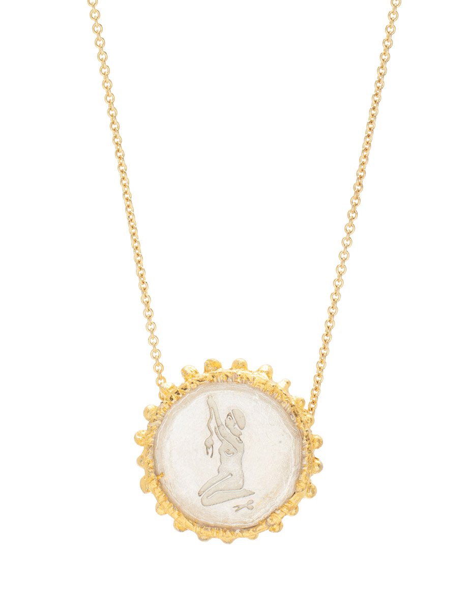 Heroine’s Granulated Pendant Necklace