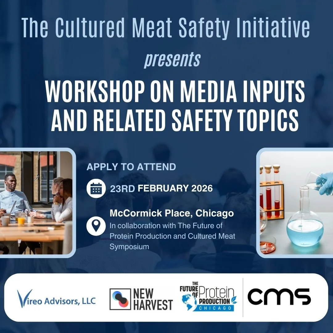 Apply now for the next Cultured Meat Safety Initiative Workshop!