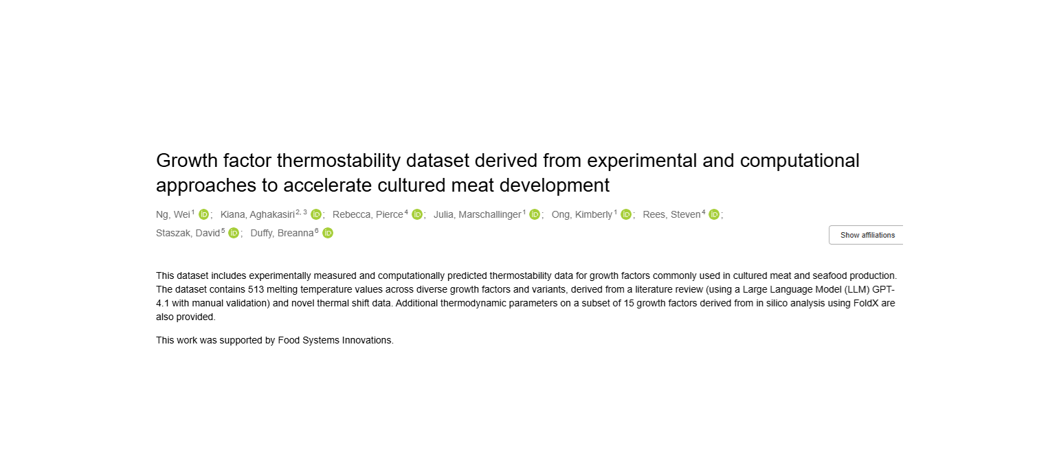 Vireo Advisors Contributes to AI-derived Open-Source Growth Factor Thermostability Dataset