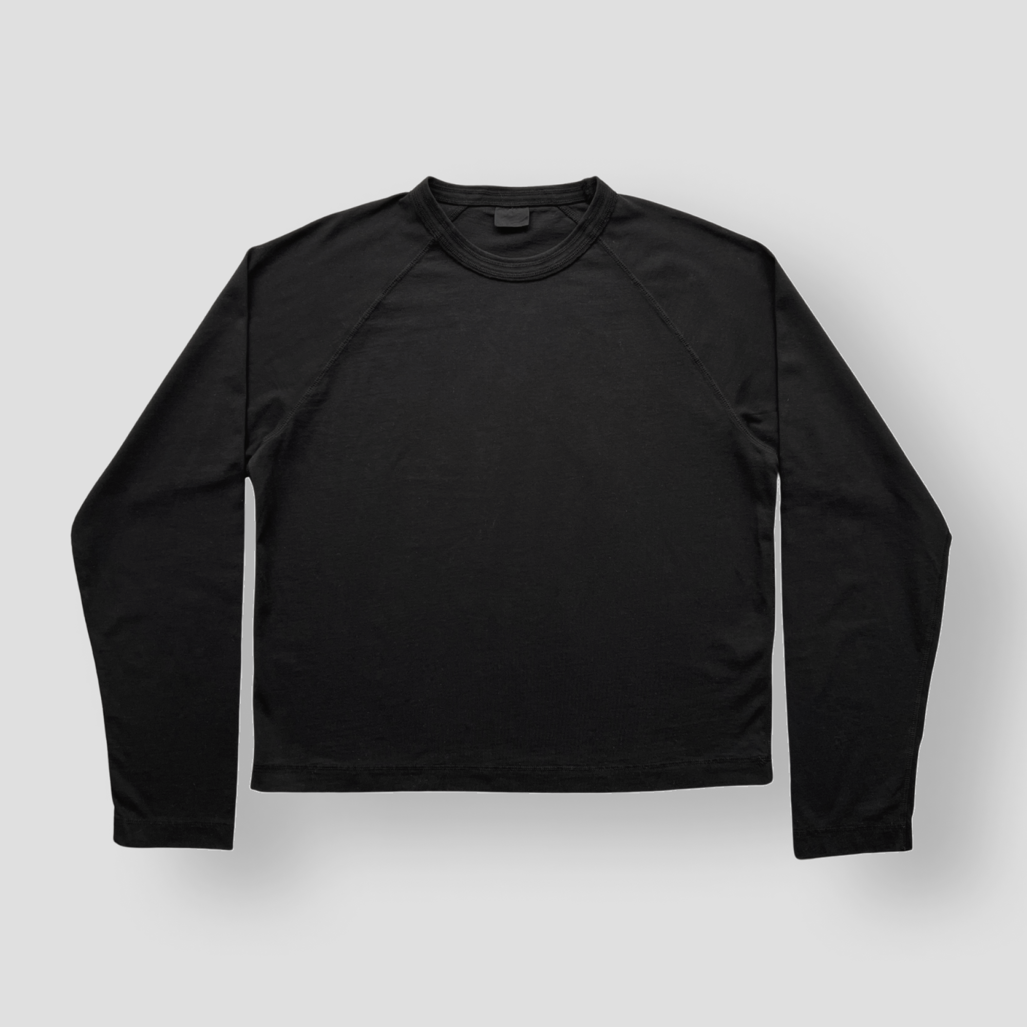 RAGLAN LONG SLEEVE - CHARCOAL
