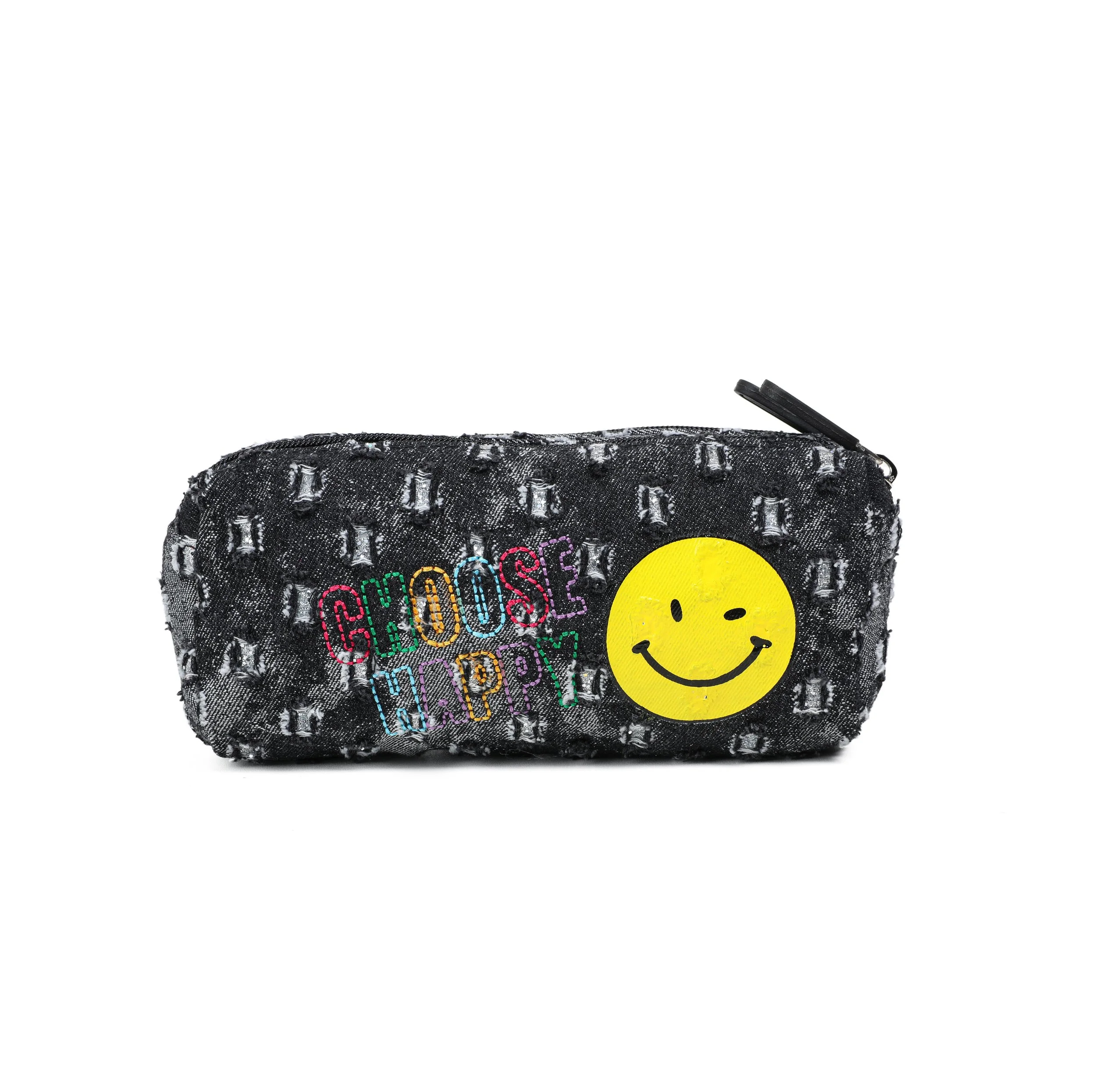 Choose Happy-Double deck pencil pouch