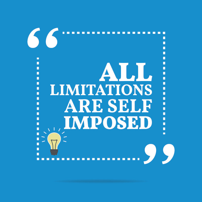 Stressed? My Top 25 Easy And Free Tips To Start Today 3 All Limitations Are Self Imposed.jpeg
