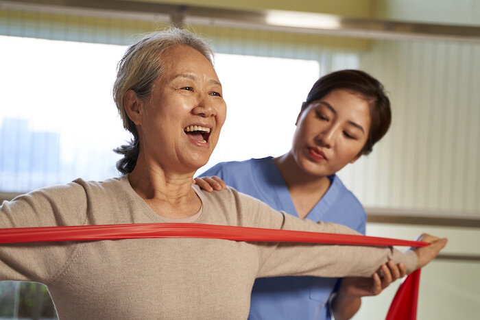 5 Reasons You Are Not Spending Enough On Your Wellness – Part 5 3 Older Woman At Physical Therapy.jpeg