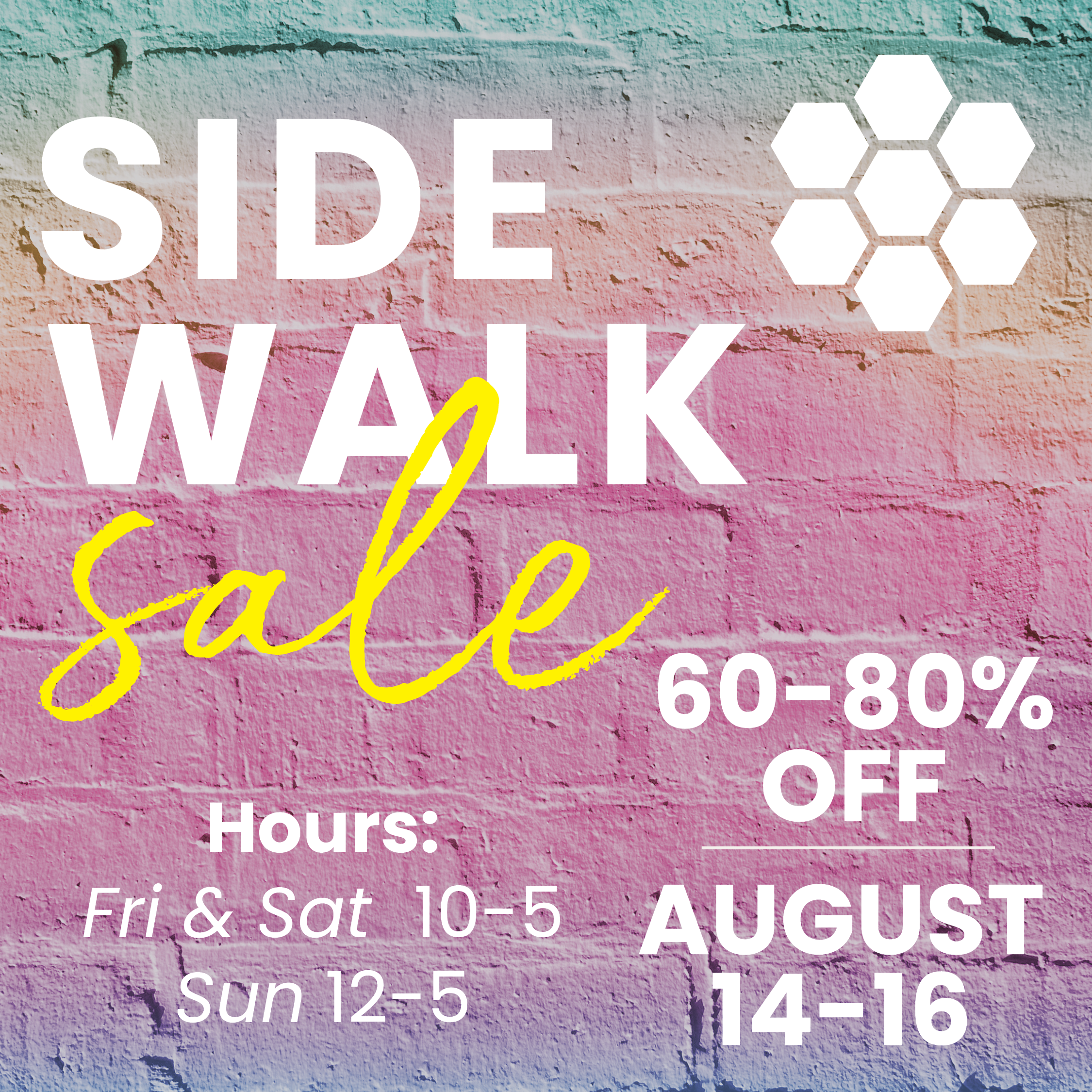 The Alexandria Sidewalk Sale is Here!