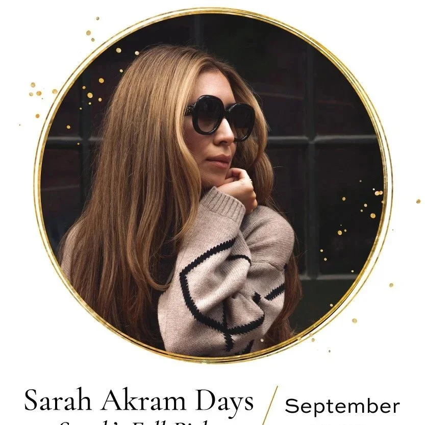 Sarah Akram Days: When Fall Fashion Meets Fall Skincare