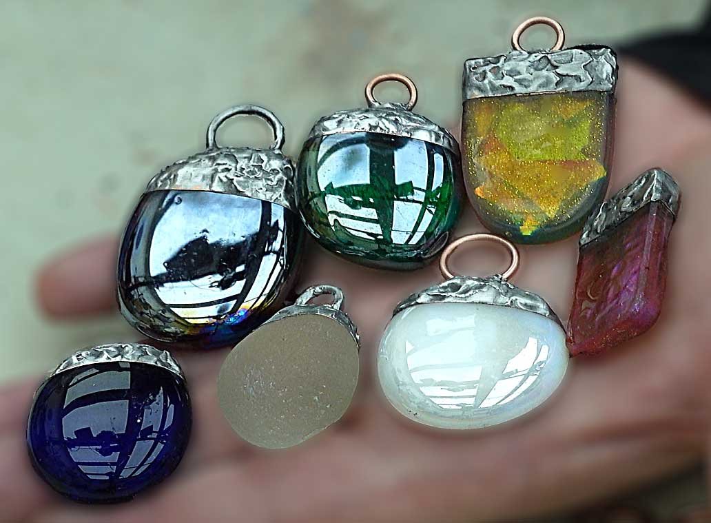 How to Create Stunning Solder-Wrapped Glass Pendants