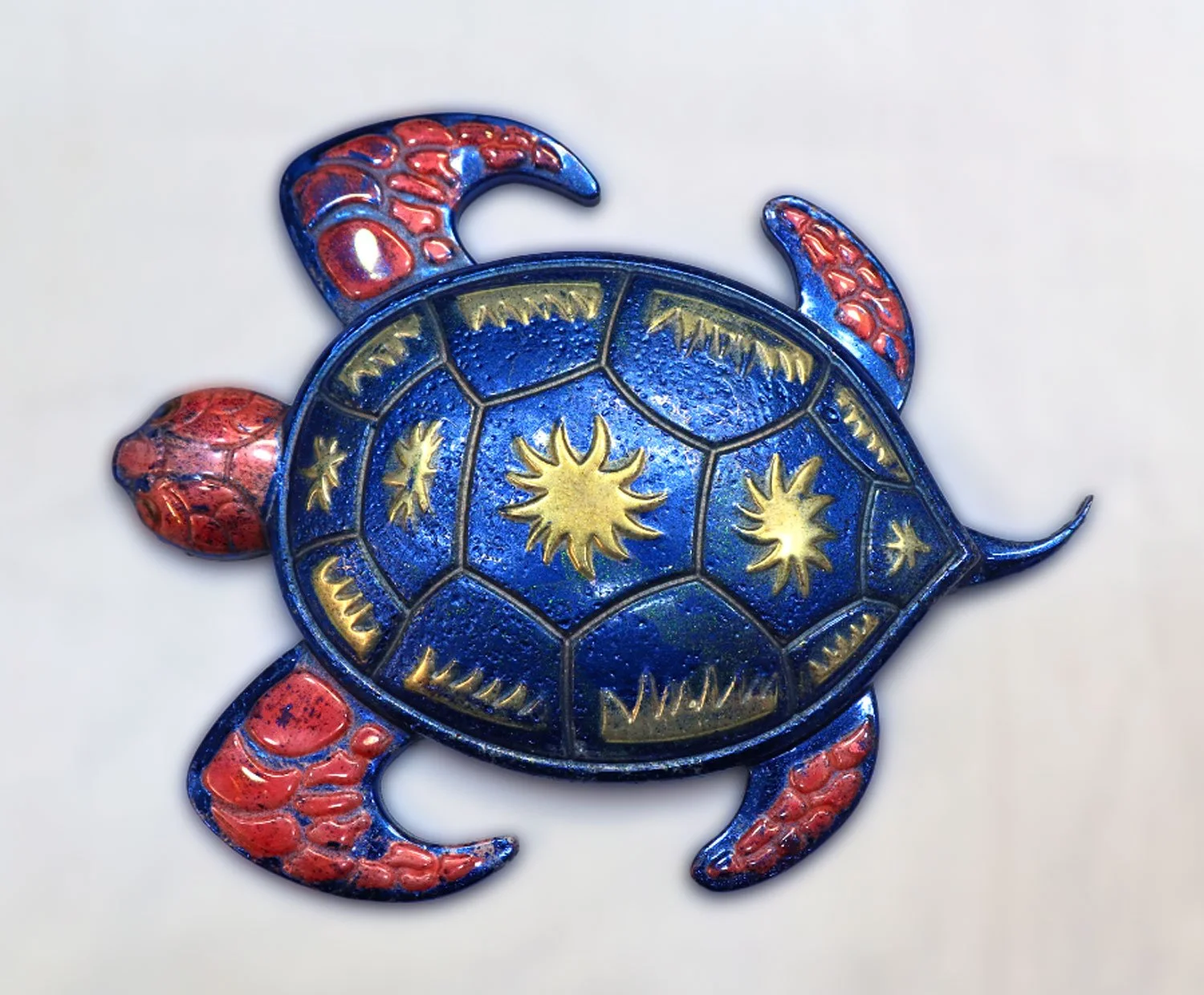 Turtle in resin