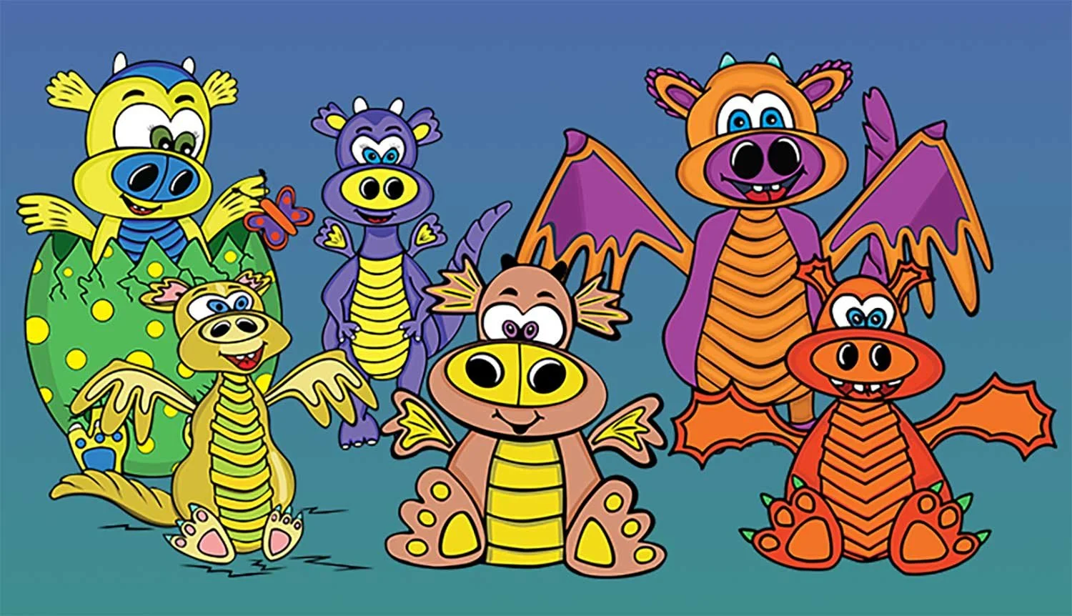 Clipart - Dragon Collection