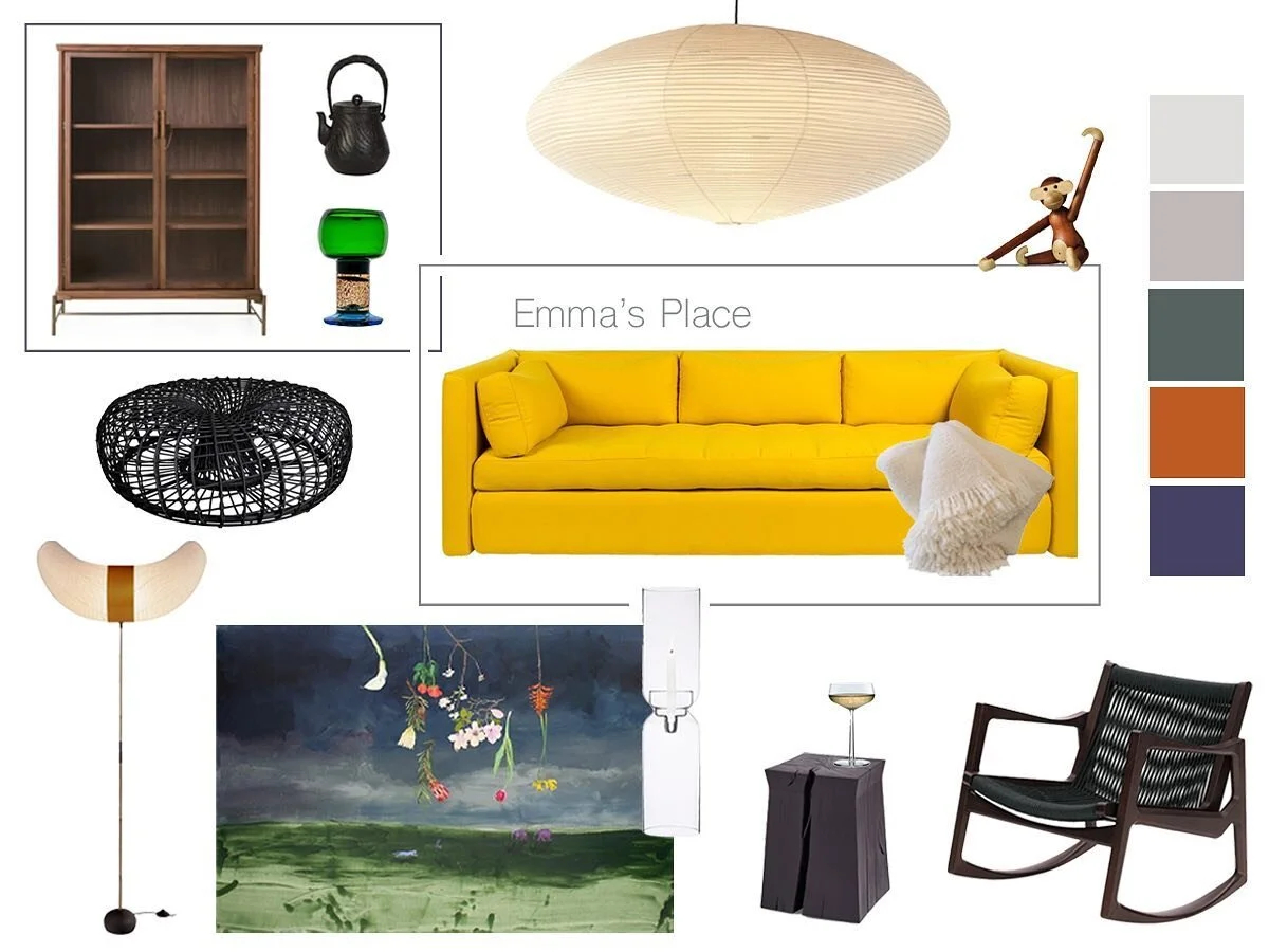 Everyone should have a yellow sofa✨supporting an upbeat everyday, be daring, beat the masses, live life on a high wave✨ We are the creators of our everyday✨Here small glimpses of initial suggestions for a project, help finding a road forward and for 