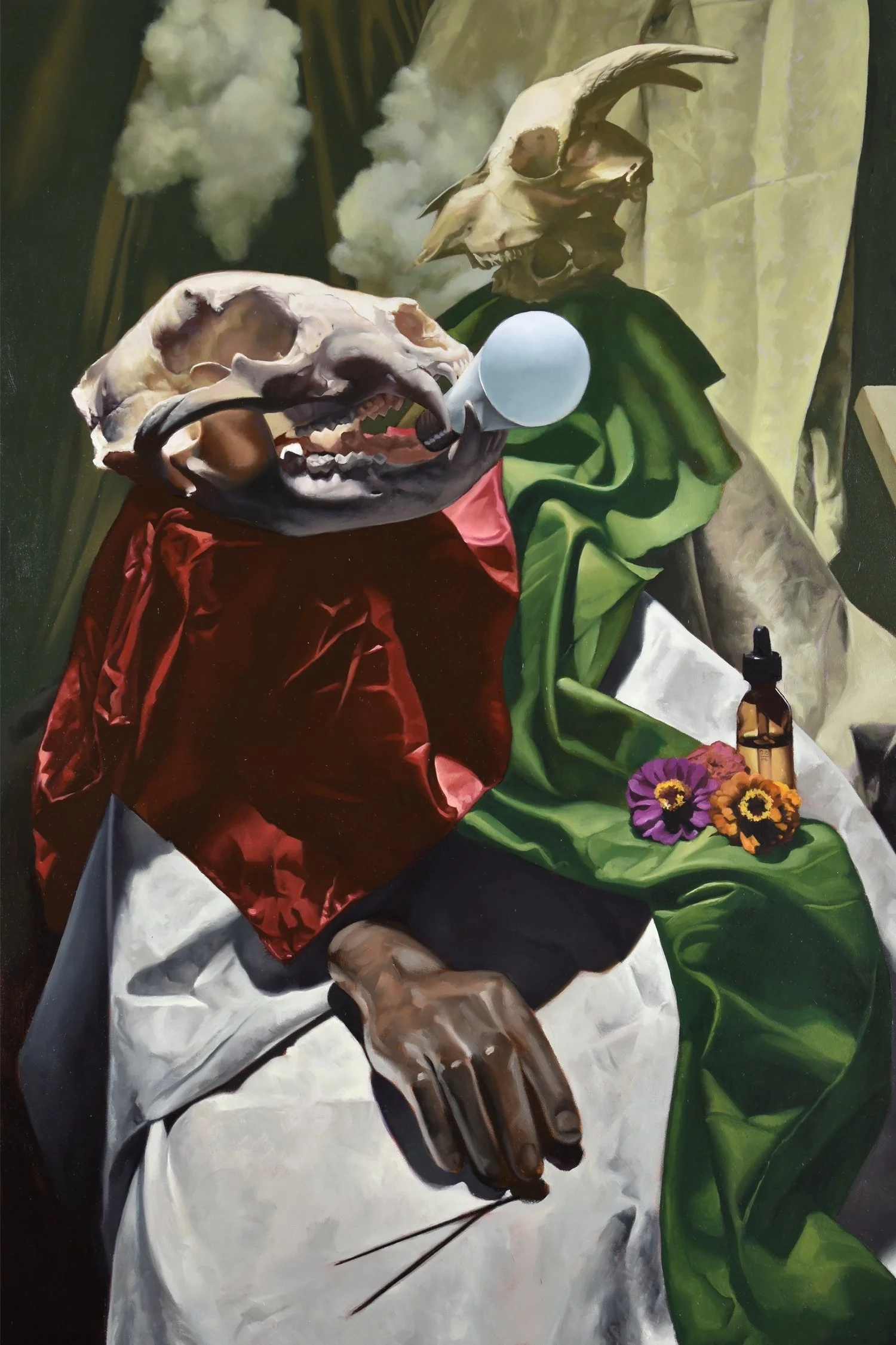  Oracle , Oil on Panel, 24 x 36 in (61 x 91 cm), 2026