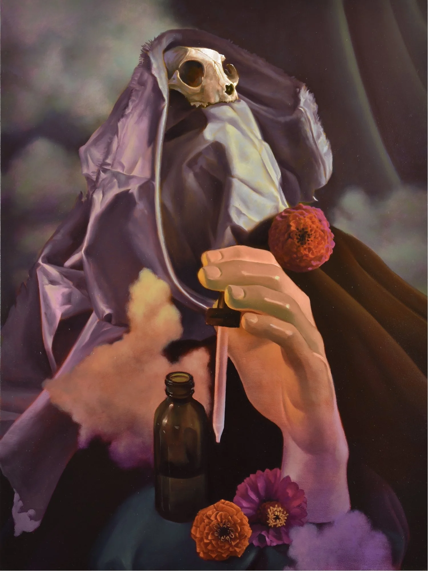  Discontinuous Variation , Oil on Panel, 18 x 24 in (46 x 61 cm), 2025