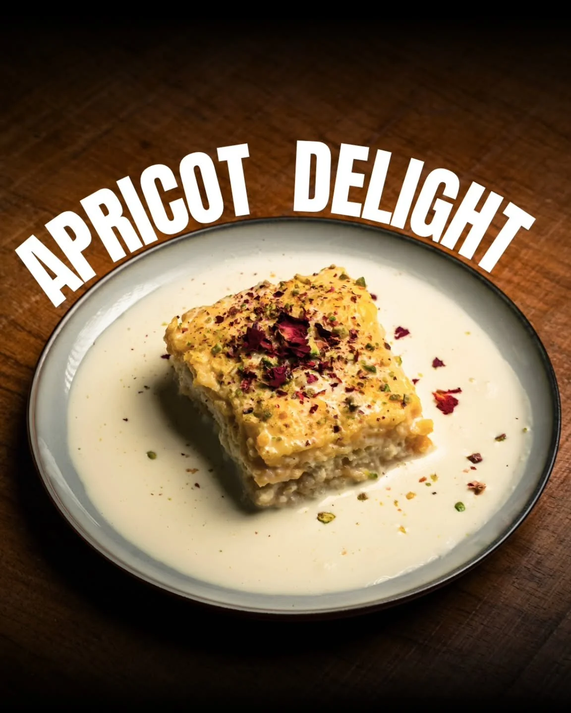 Apricot Delight &mdash; soft, sweet, and made to end your meal perfectly 

There&rsquo;s something comforting about a dessert that&rsquo;s simple yet unforgettable.
Warm notes of apricot, gentle sweetness, and that perfect melt-in-your-mouth bite.

T