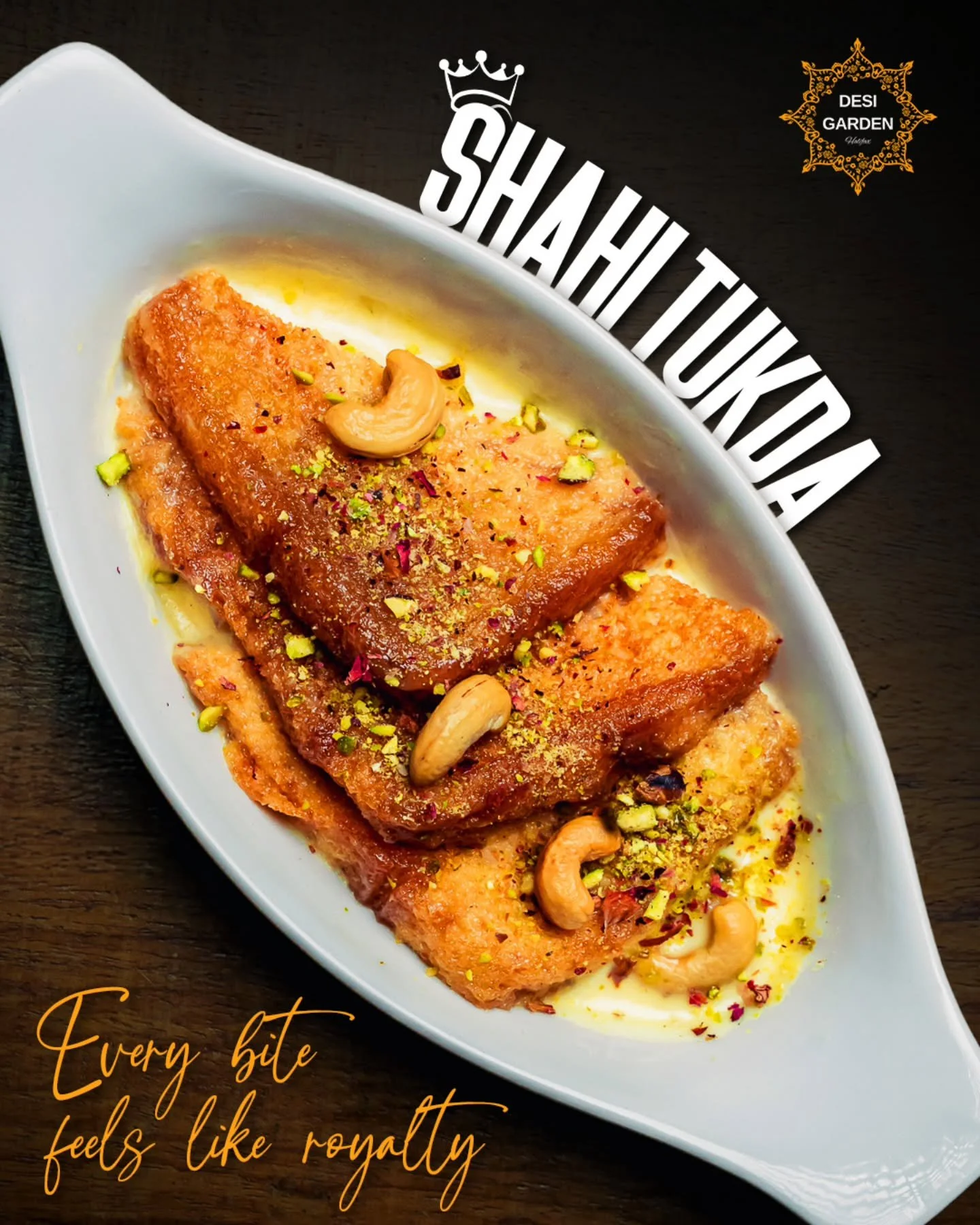 Indulge in the richness of a Royal Sweet, a treat that's both decadently sweet and irresistibly yummy!

📍1446 queens St, Halifax 

#DesiGardenHalifax#dessert #halifaxeats #HalifaxRestaurants #fypage